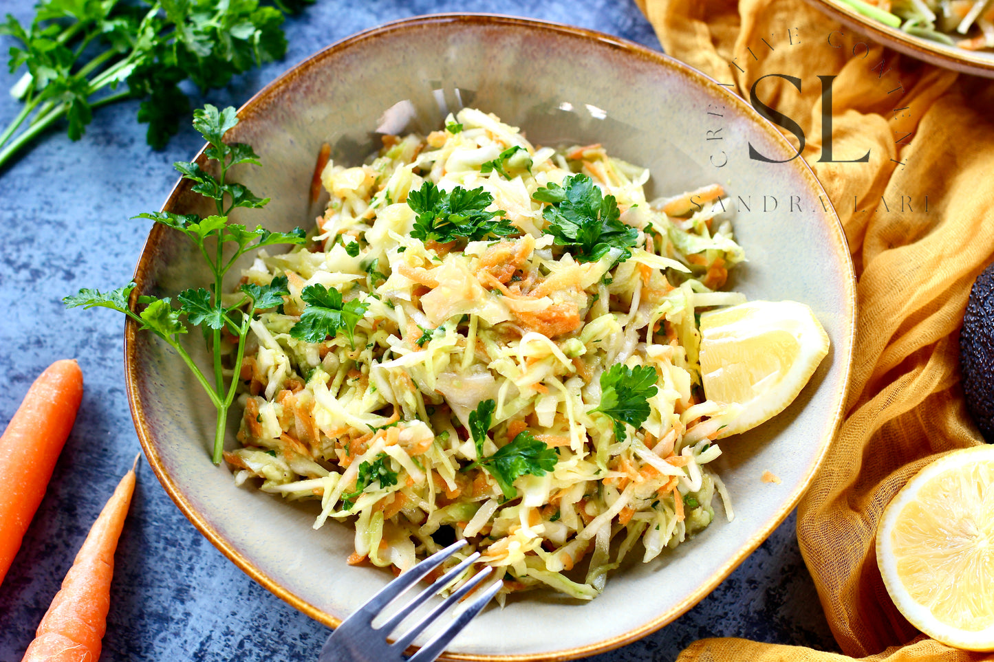 Creamy Avocado & Garlic Coleslaw - Set 2 of 4