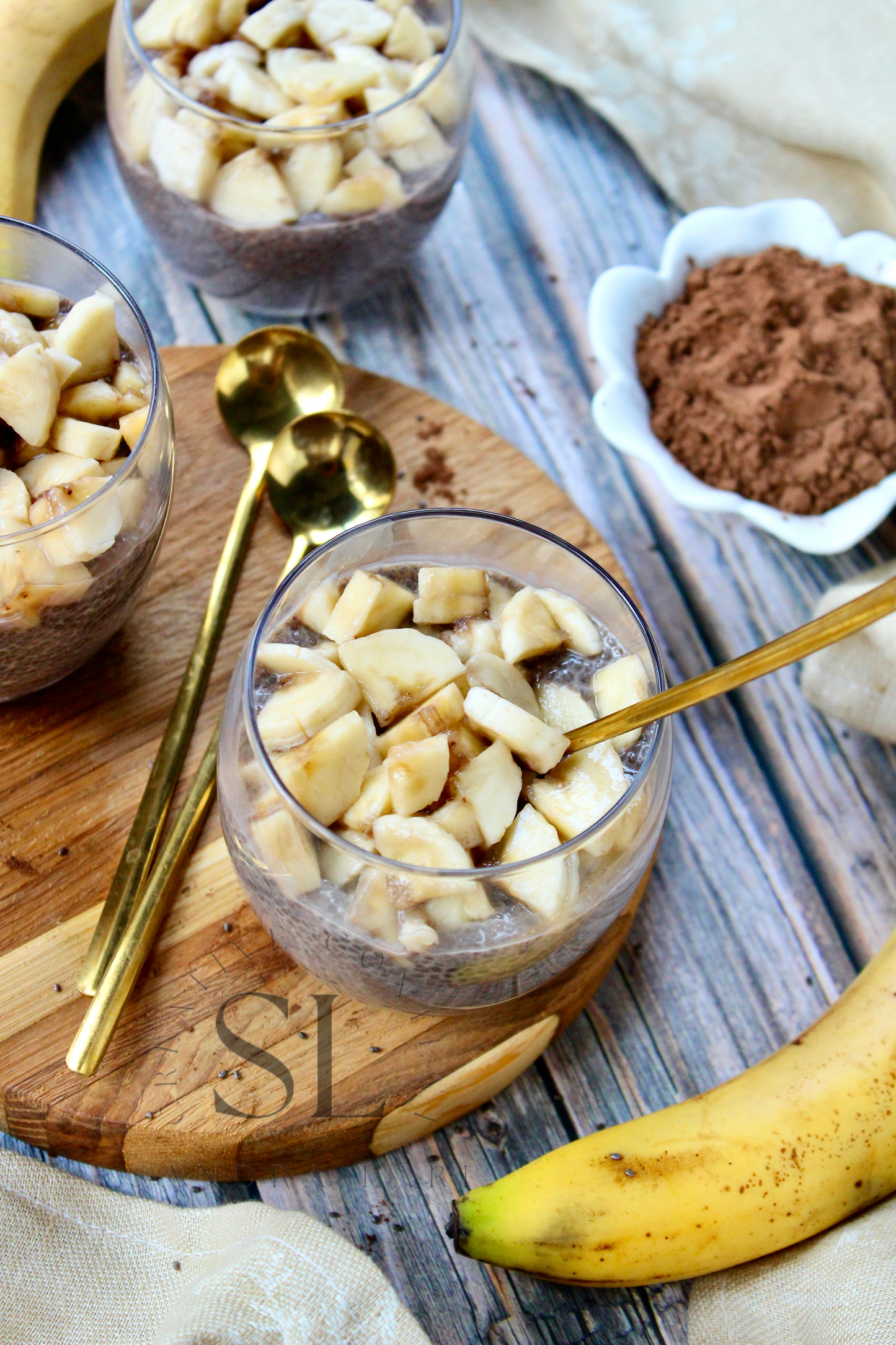 Banana Carob Chia Pudding - Exclusive