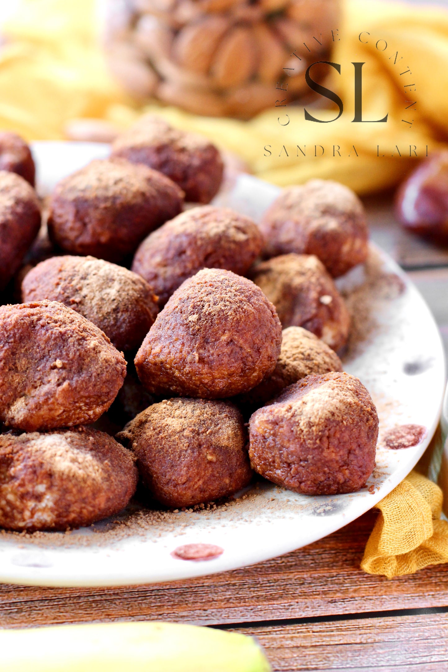 Raw Vegan Truffles Snack - Set 3 of 4