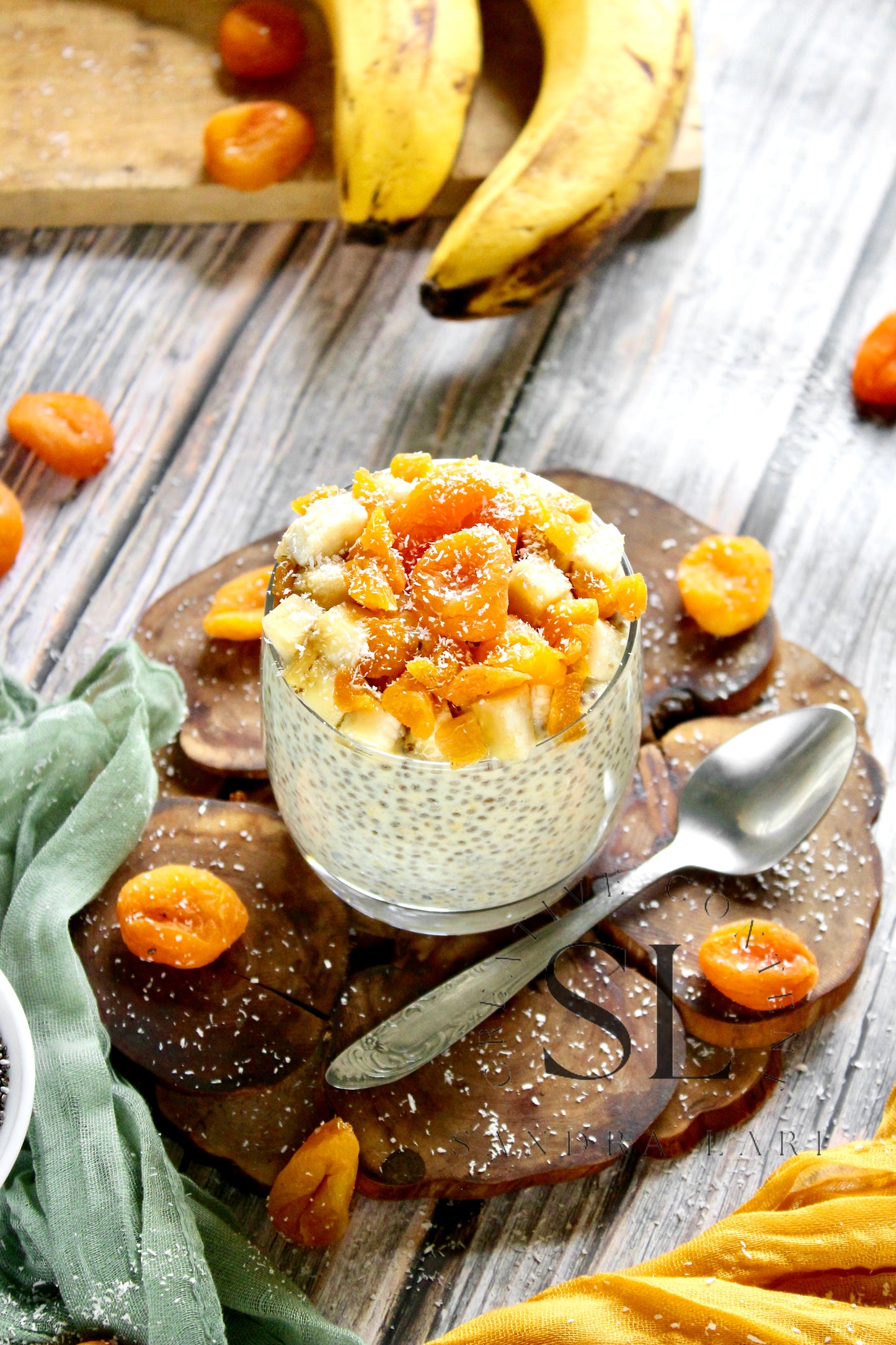 Dried Apricot Chia Pudding - Set 3 of 3