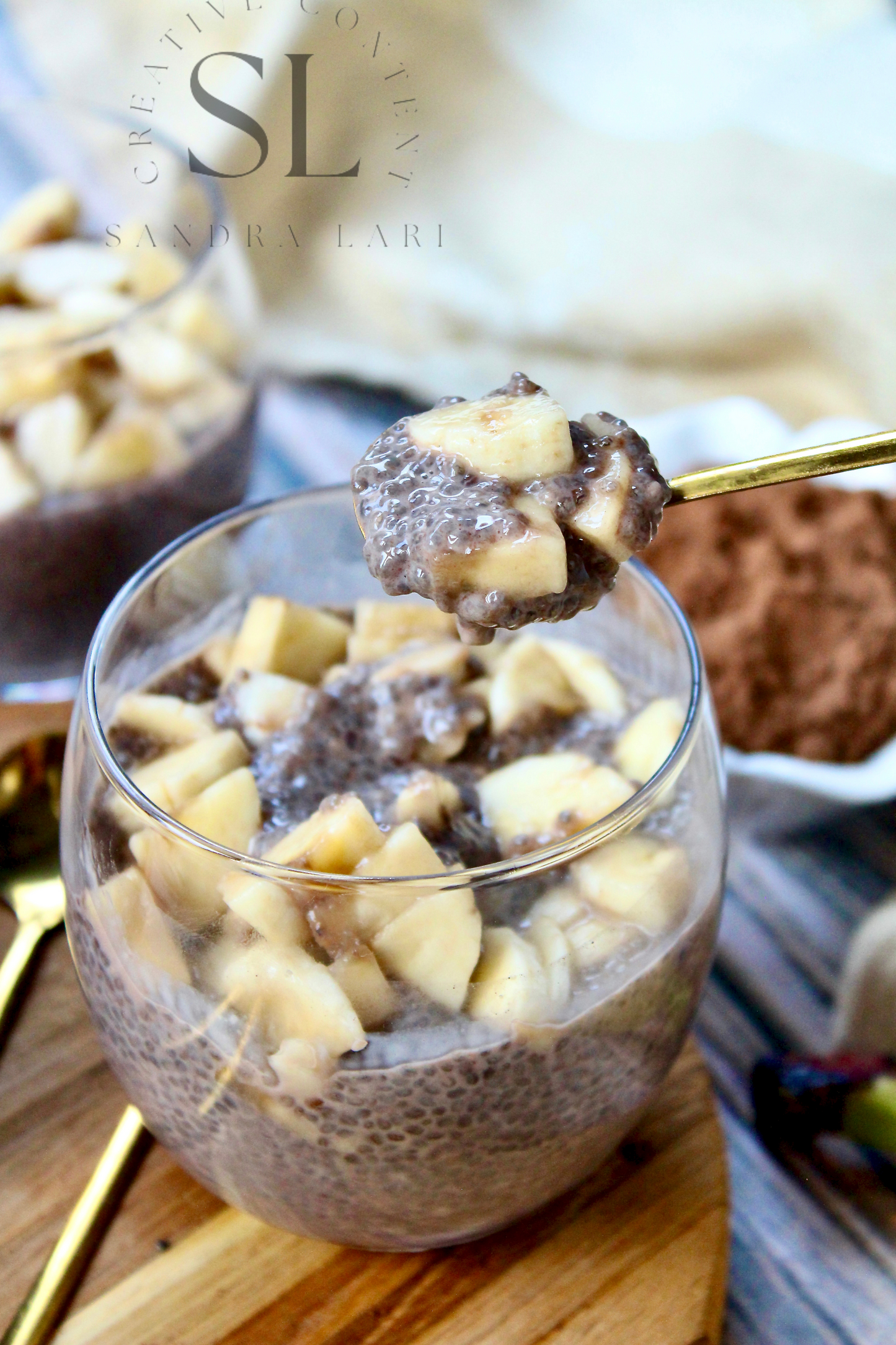 Banana Carob Chia Pudding - Exclusive