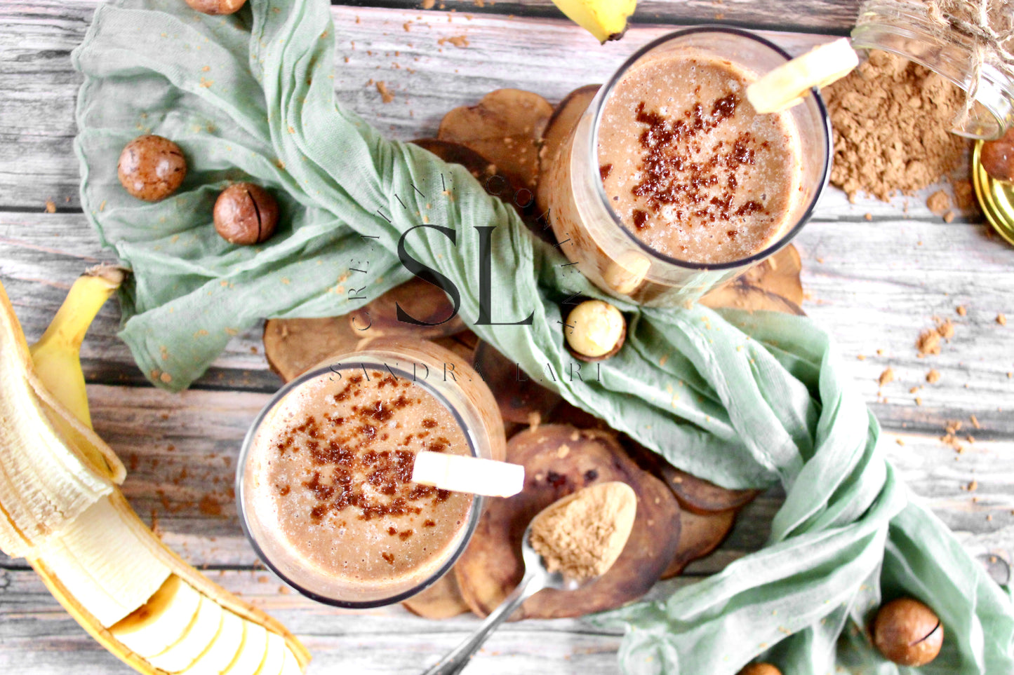 Luxury Raw Carob Smoothie - Set 4 of 4