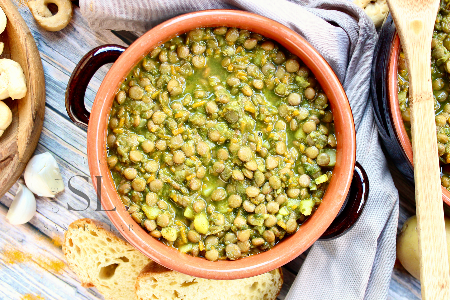 Spinach Lentil Soup - Set 3 of 3