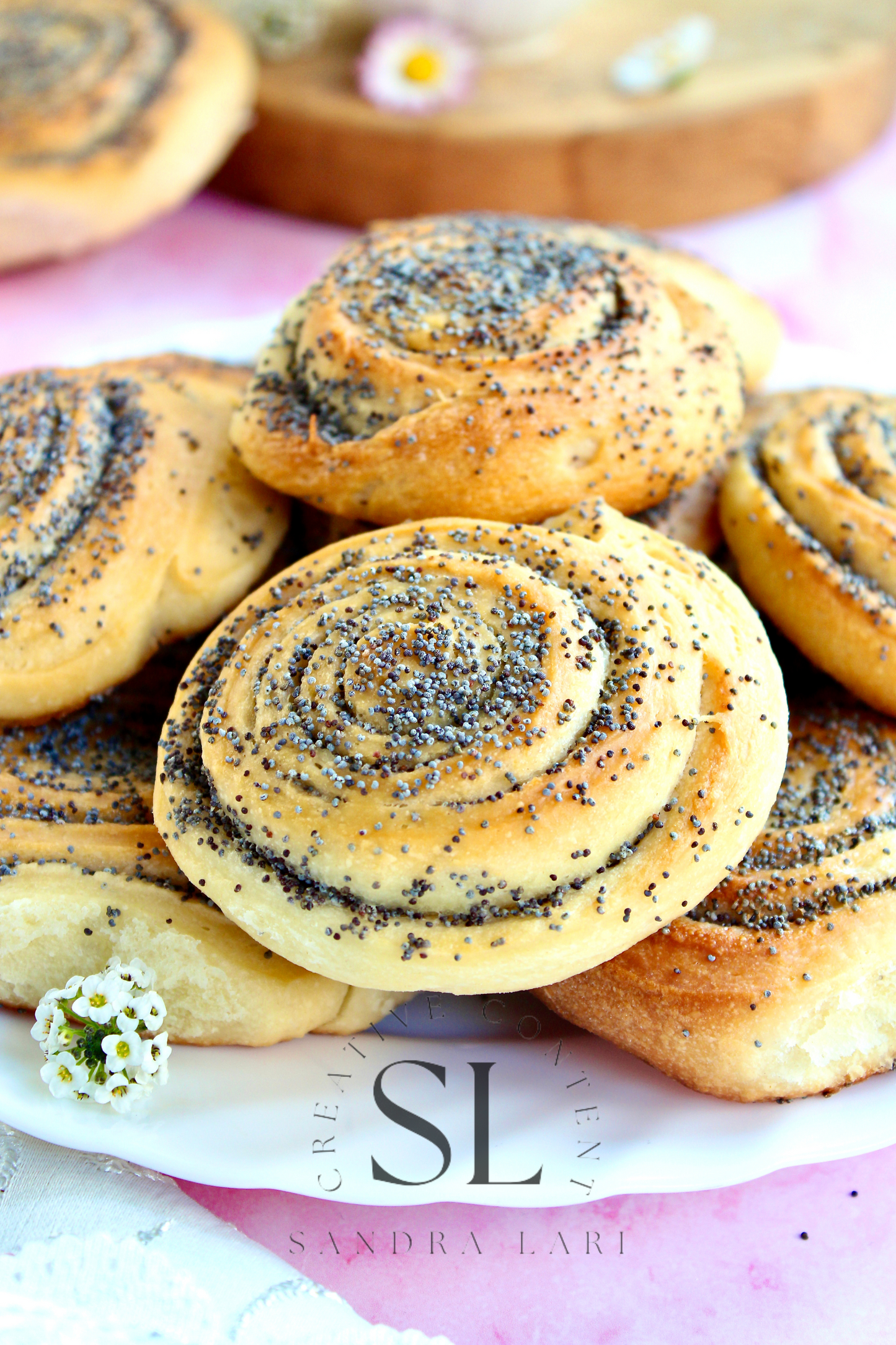 Poppy Seed Rolls with Mother Yeast - Set 2 of 3