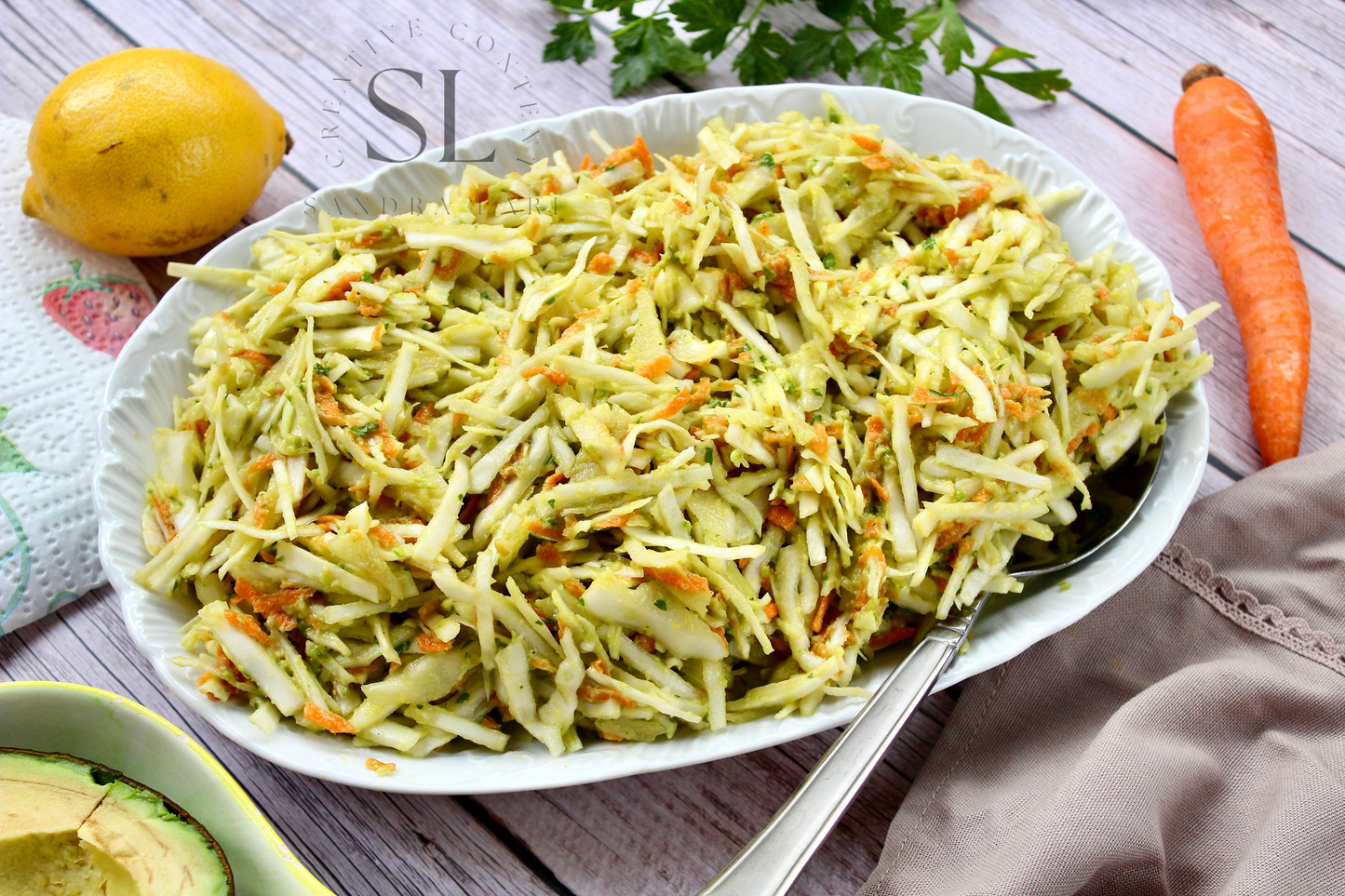 Spicy&Creamy Avocado Cabbage Salad - Exclusive