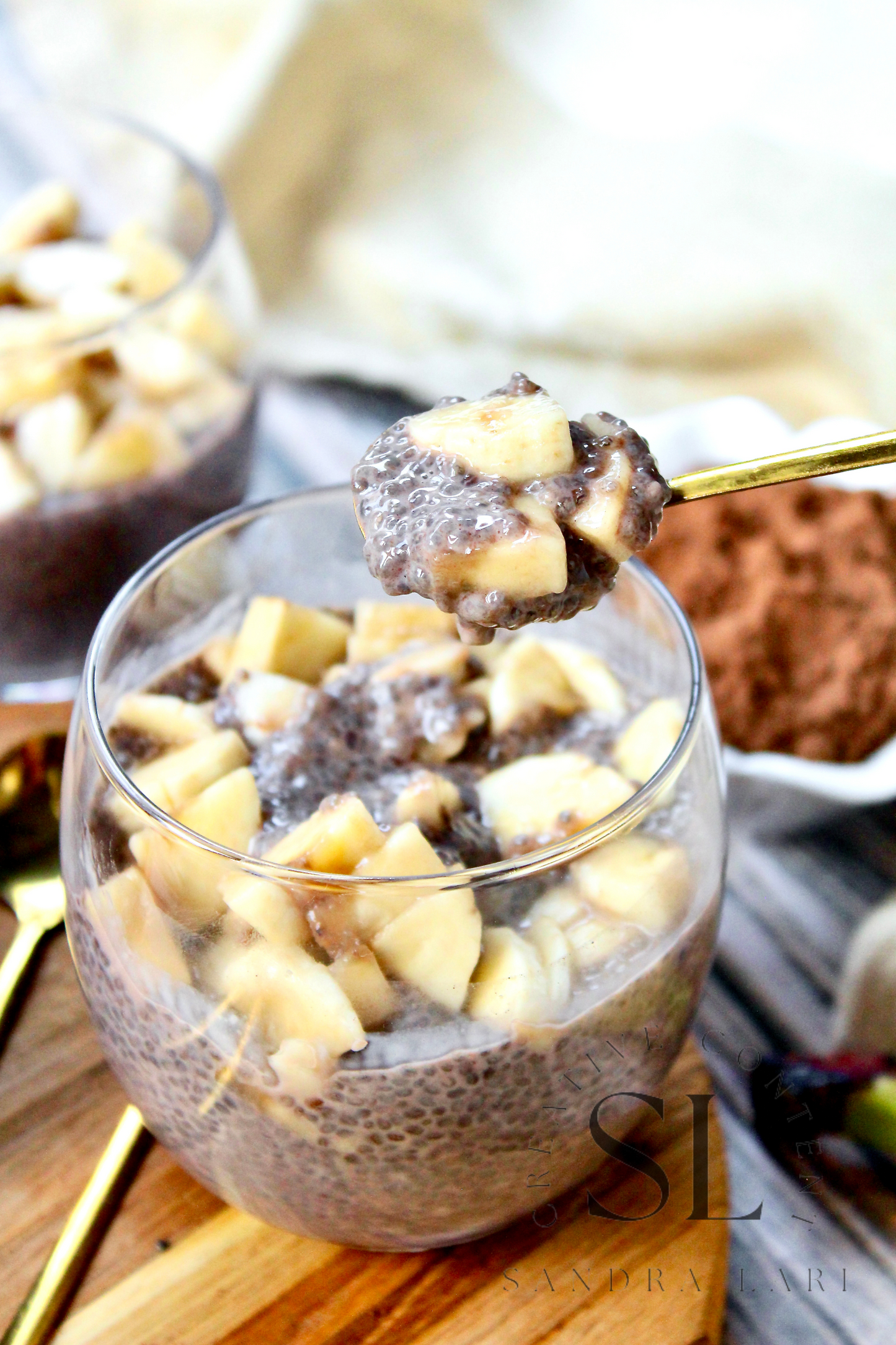 Banana Carob Chia Pudding - Exclusive