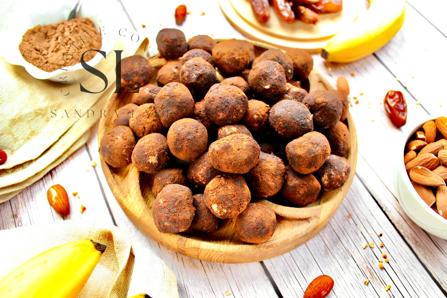 Raw Vegan Truffles Snack - Set 1 of 4