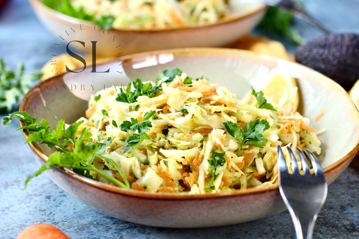 Creamy Avocado & Garlic Coleslaw - Set 2 of 4