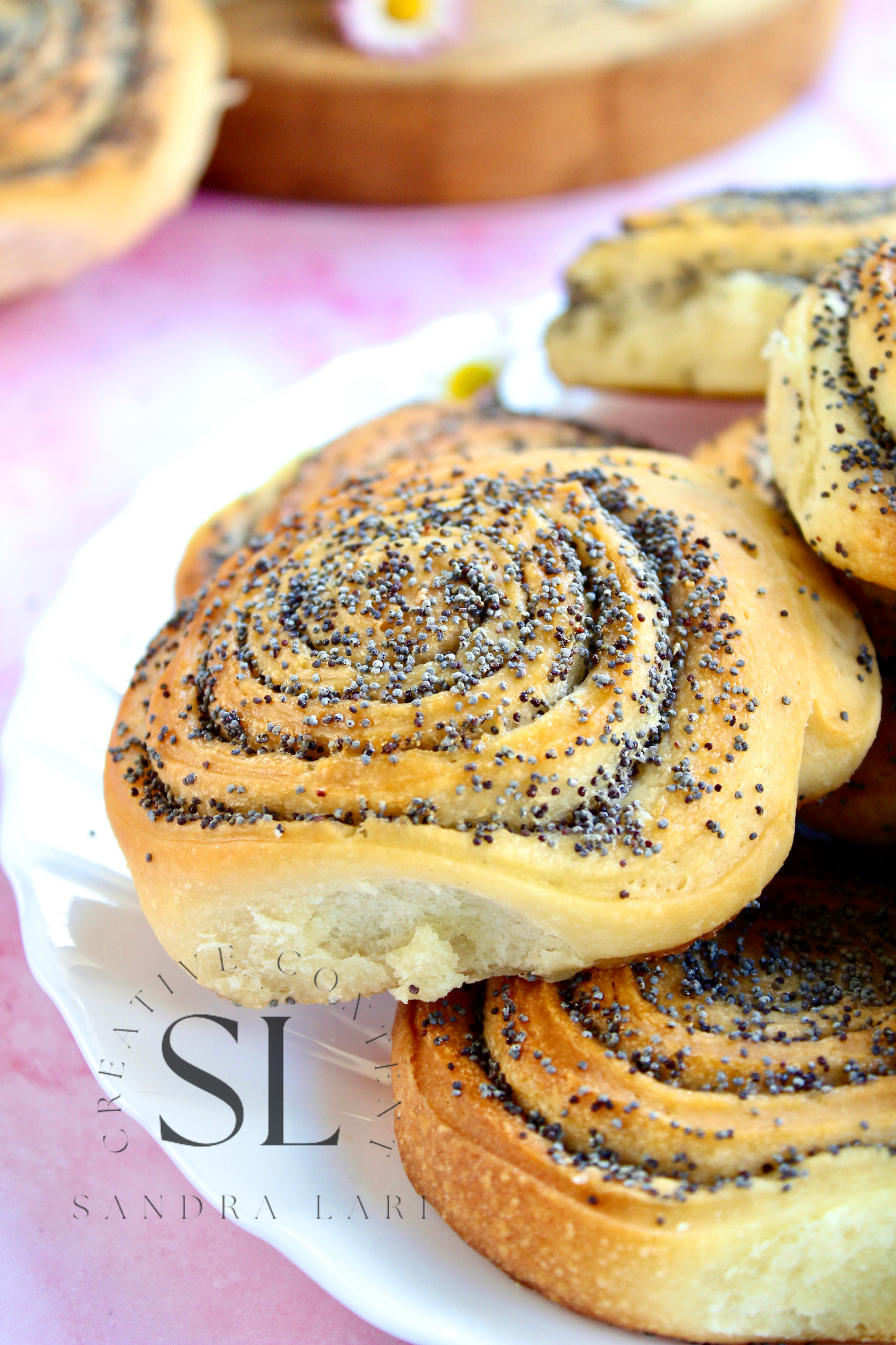 Poppy Seed Rolls with Mother Yeast - Set 2 of 3
