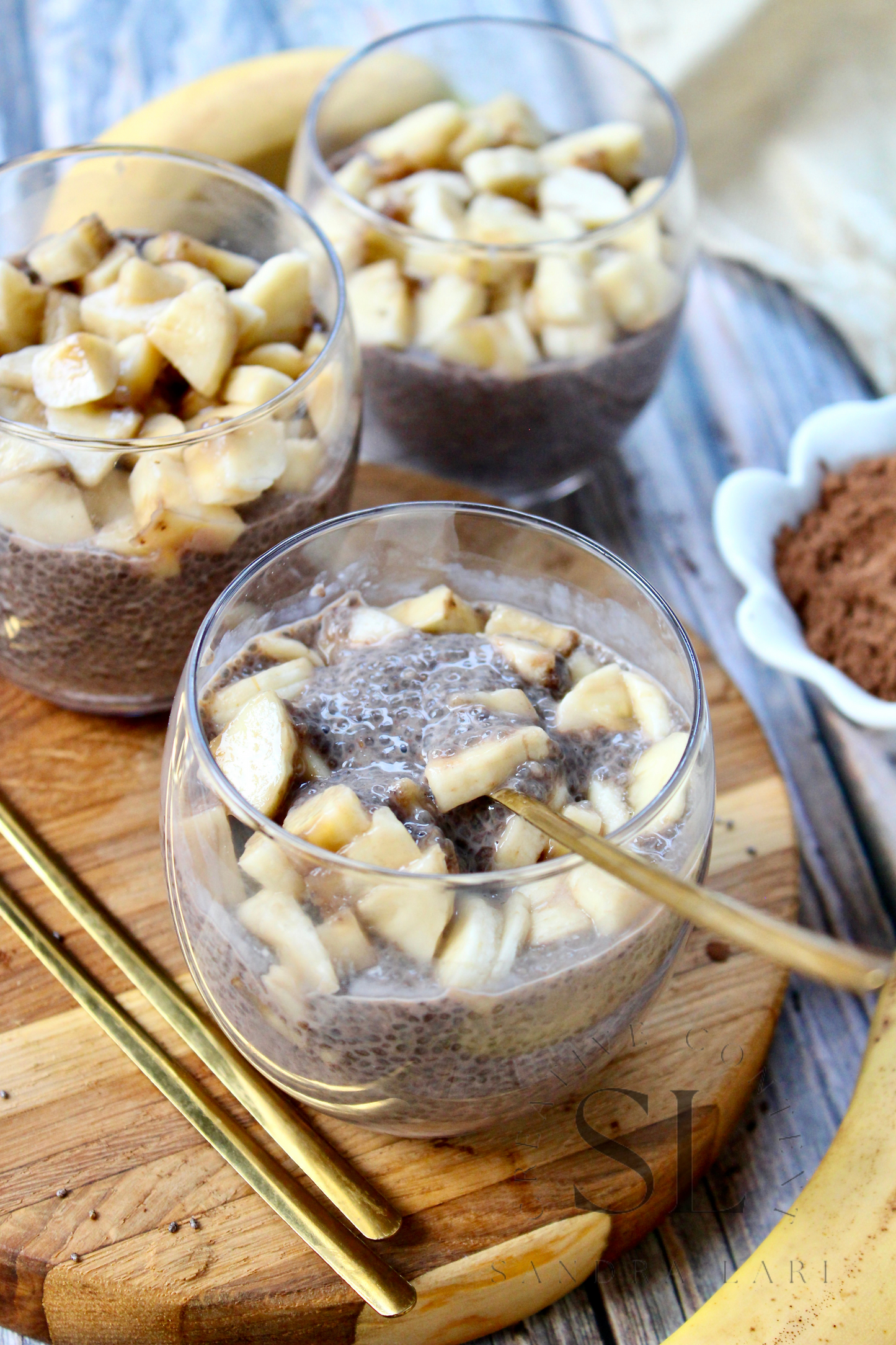 Banana Carob Chia Pudding - Exclusive