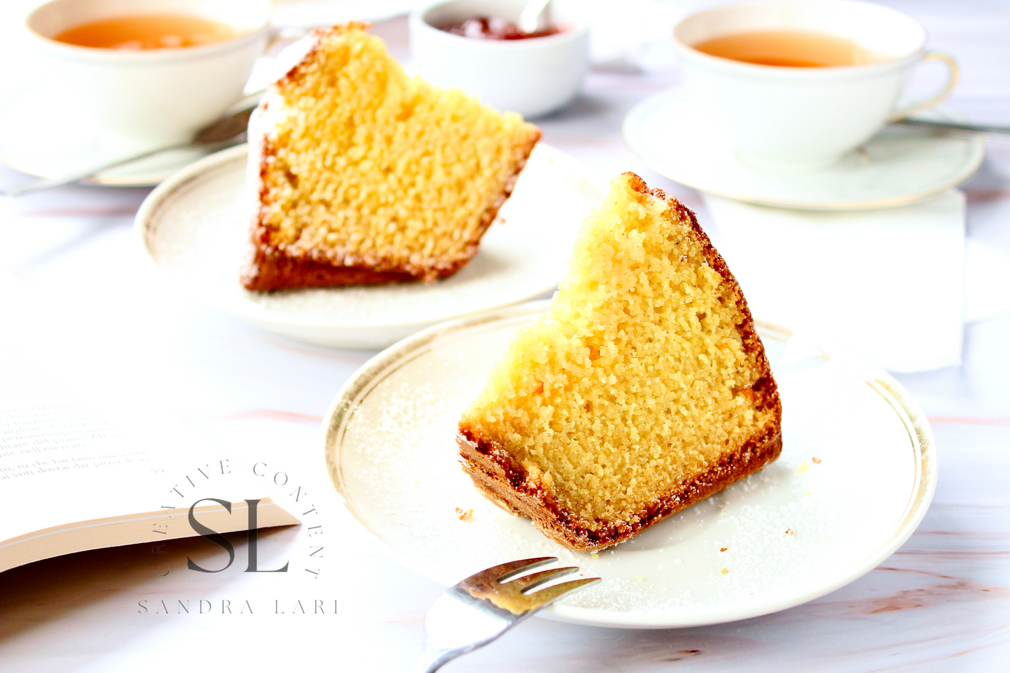 Healthy Eggless Semolina Cake Set 2 of 2