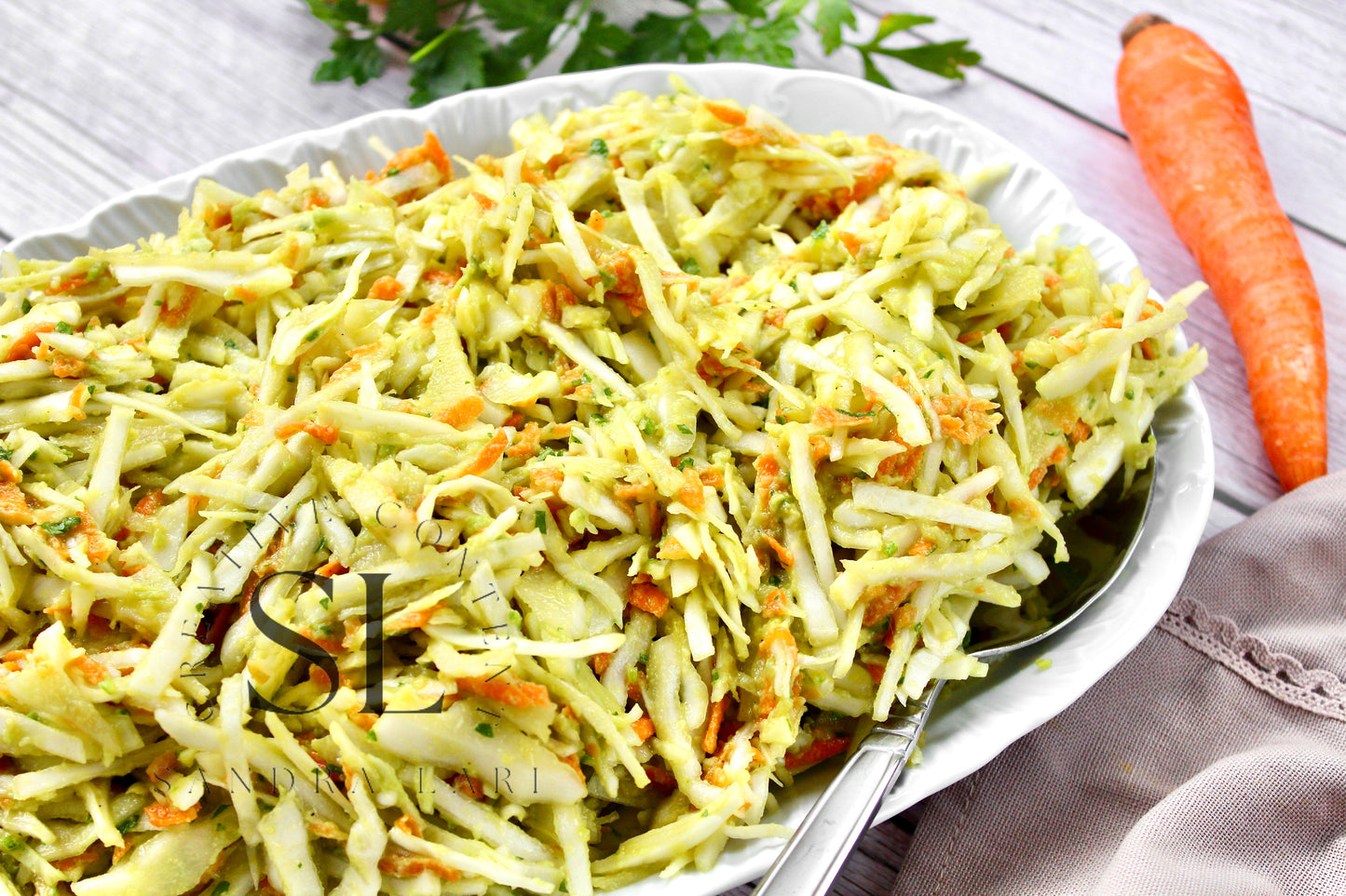 Creamy Avocado & Garlic Coleslaw - Set 1 of 4