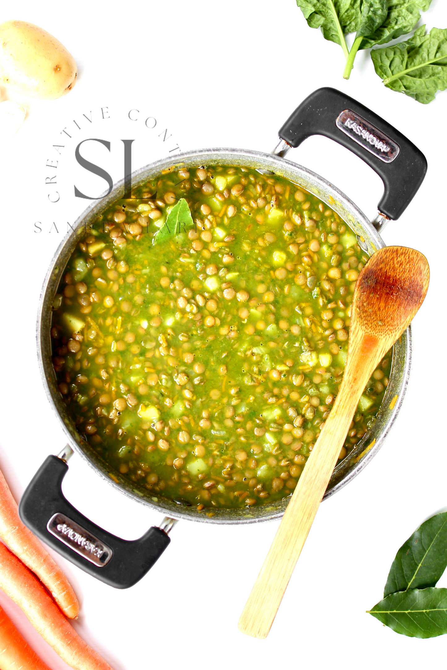Spinach Lentil Soup - Set 2 of 3