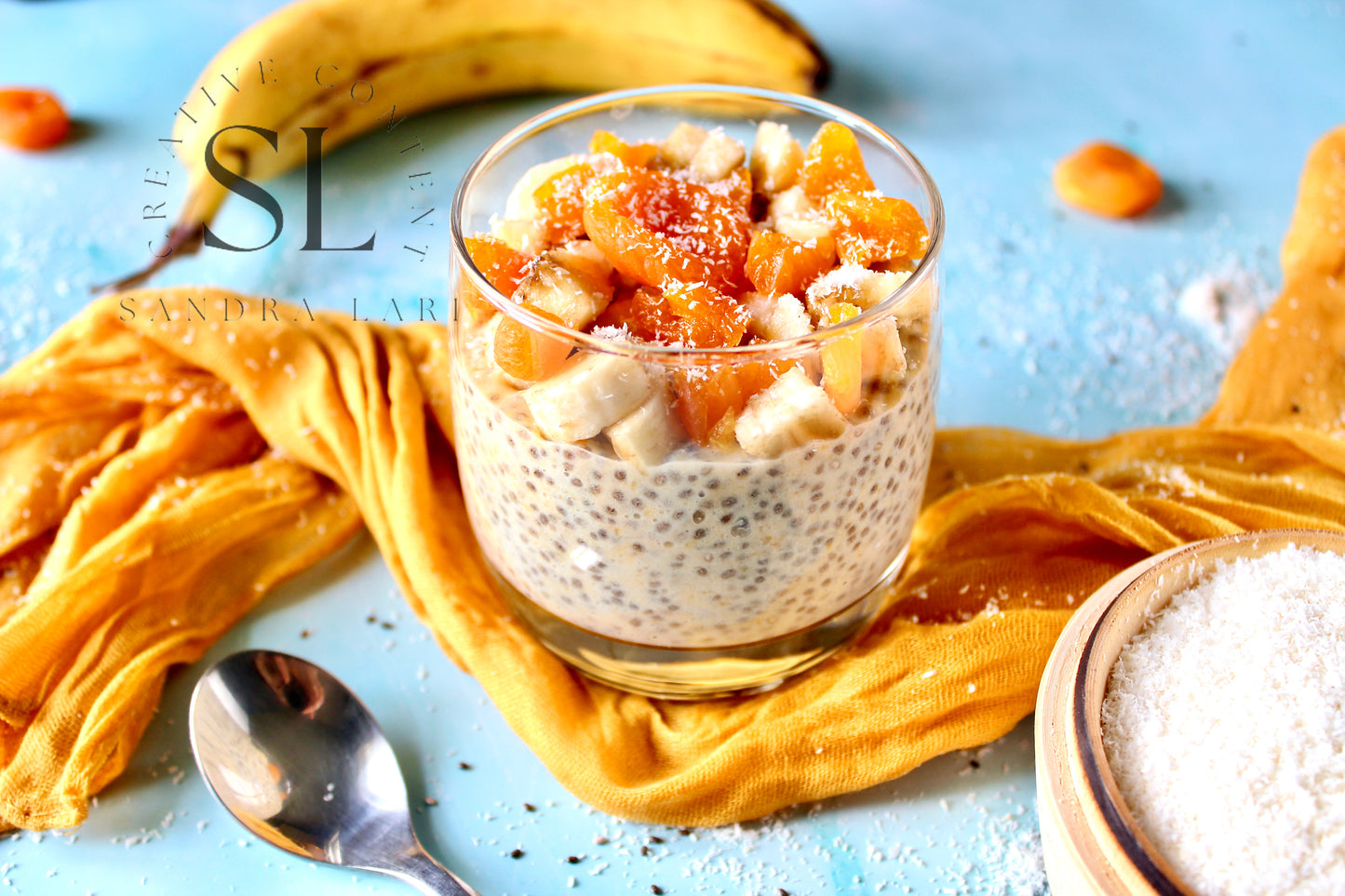 Dried Apricot Chia Pudding - Set 1 of 3