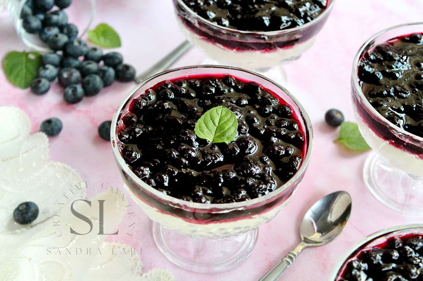 Healthy Blueberry Pudding Dessert - Exclusive