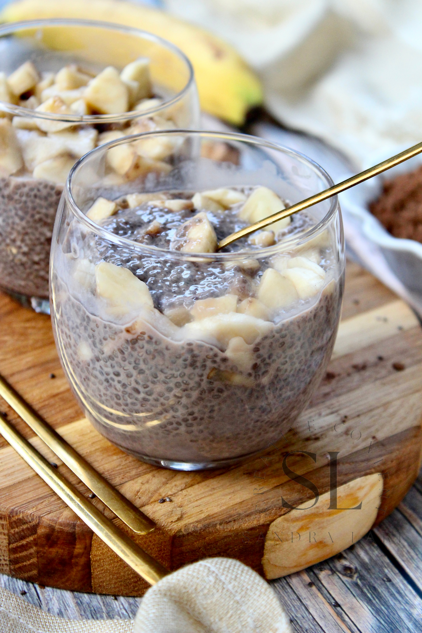 Banana Carob Chia Pudding - Exclusive