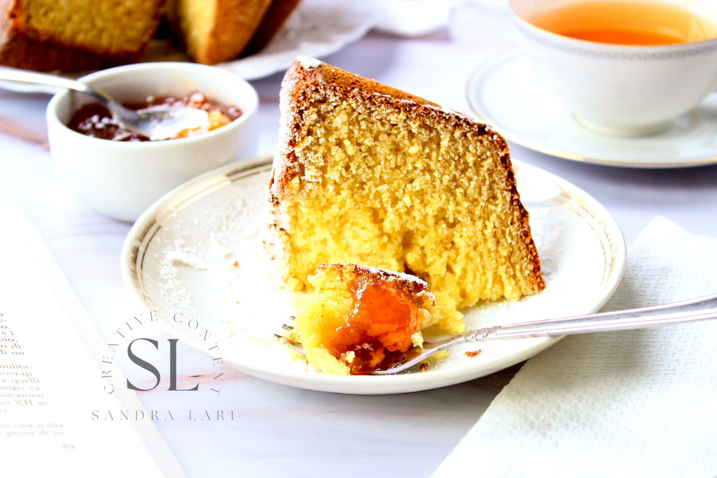 Healthy Eggless Semolina Cake Set 2 of 2