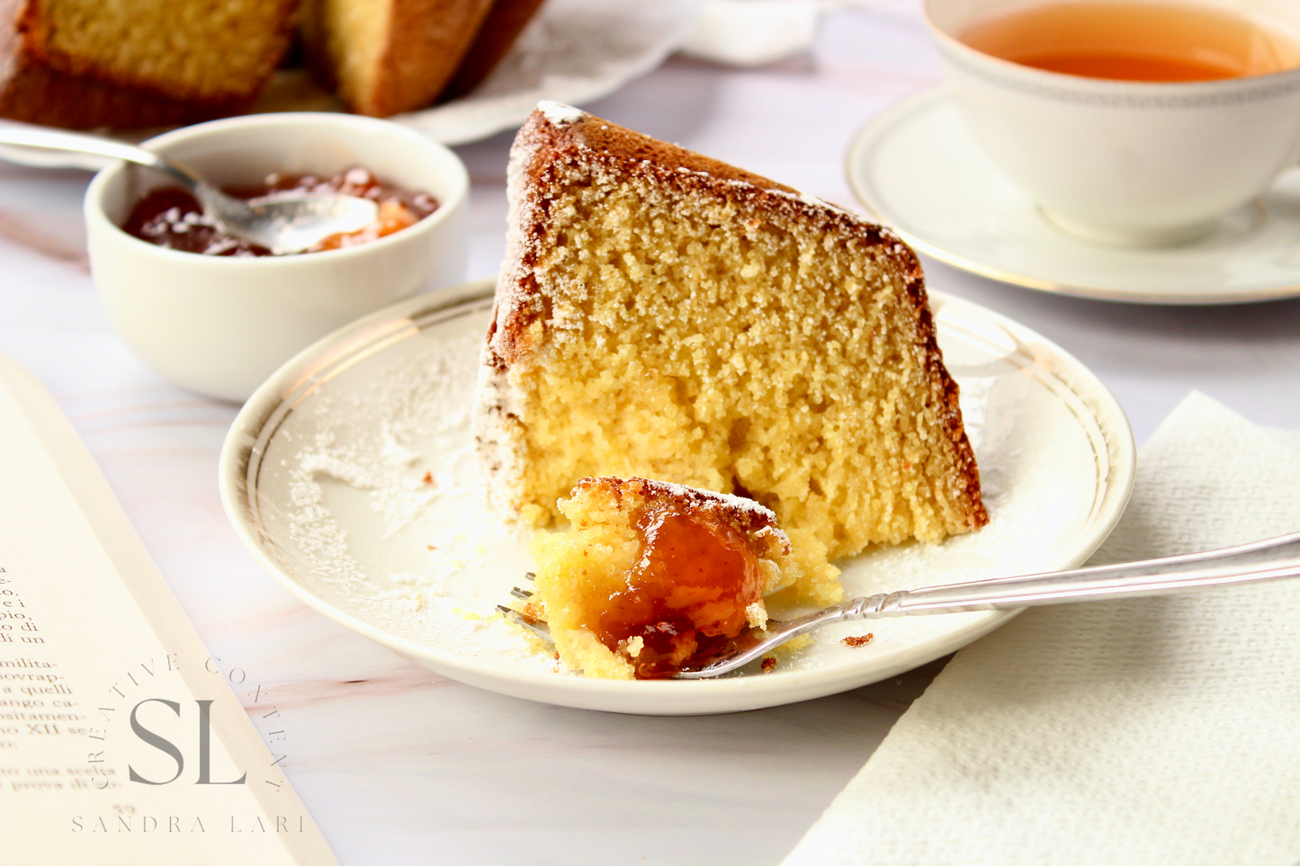 Healthy Eggless Semolina Cake Set 2 of 2