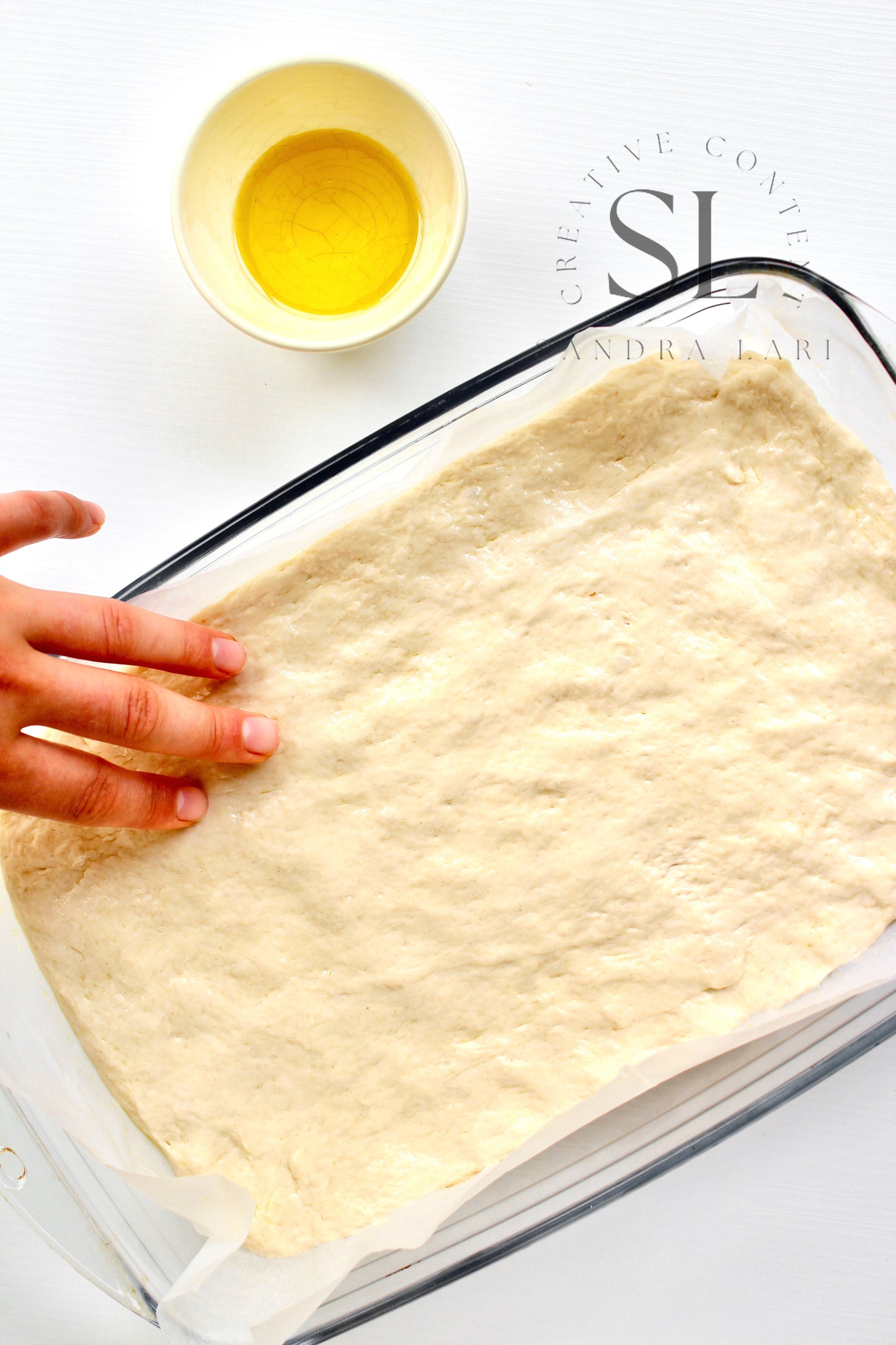 Easy Sourdough Focaccia with Caramelized Onions Set 1 of 3