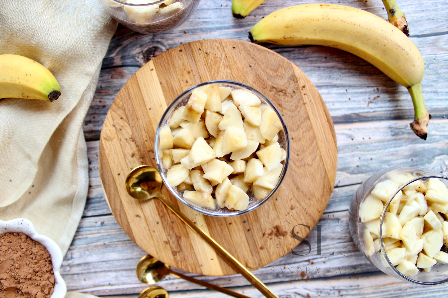 Banana Carob Chia Pudding - Exclusive