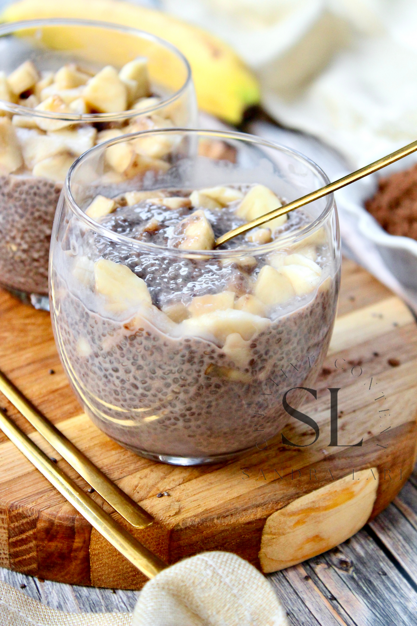 Banana Carob Chia Pudding - Exclusive