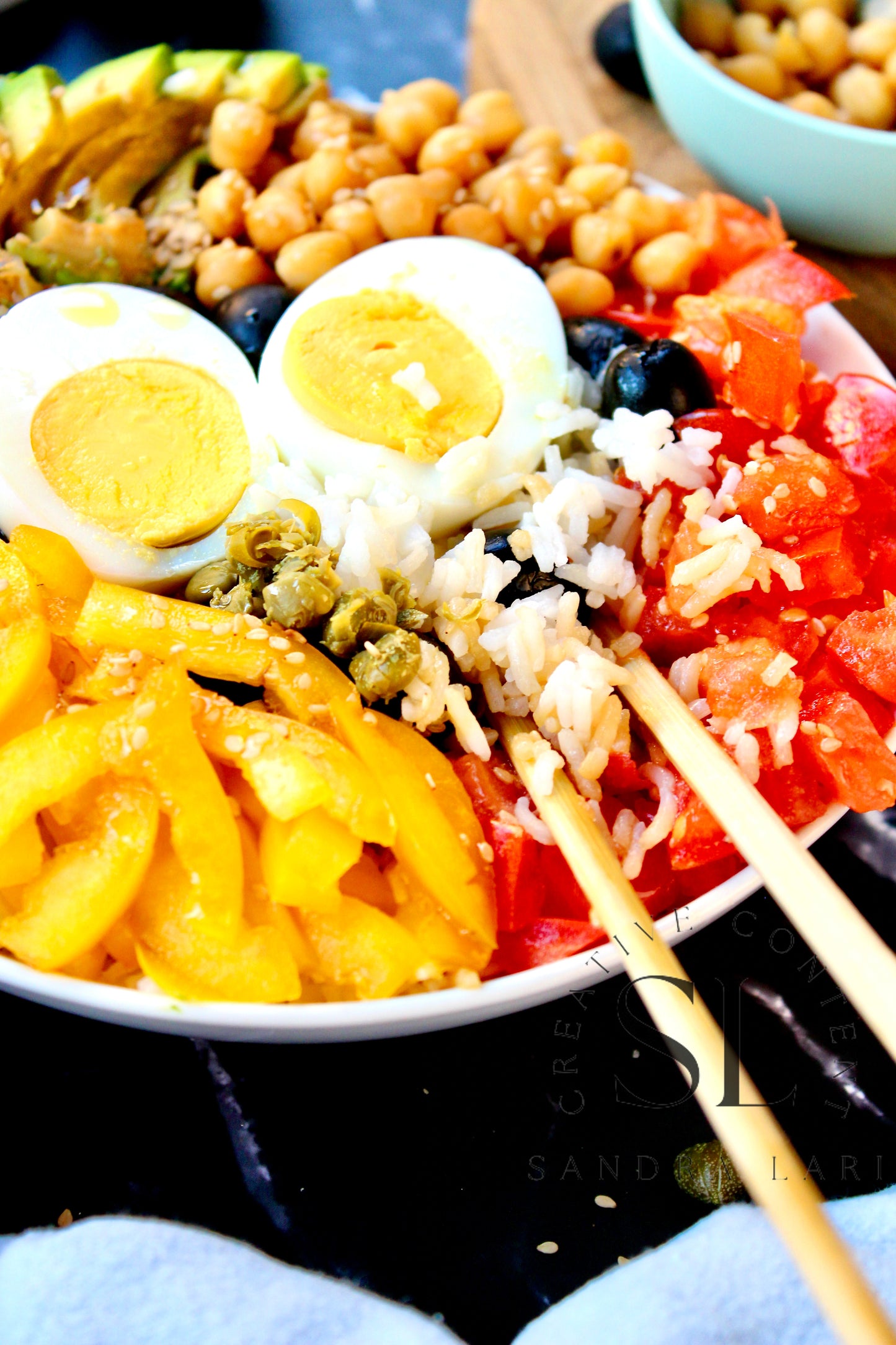 Vegetarian Mediterranean Poke Bowl - Exclusive