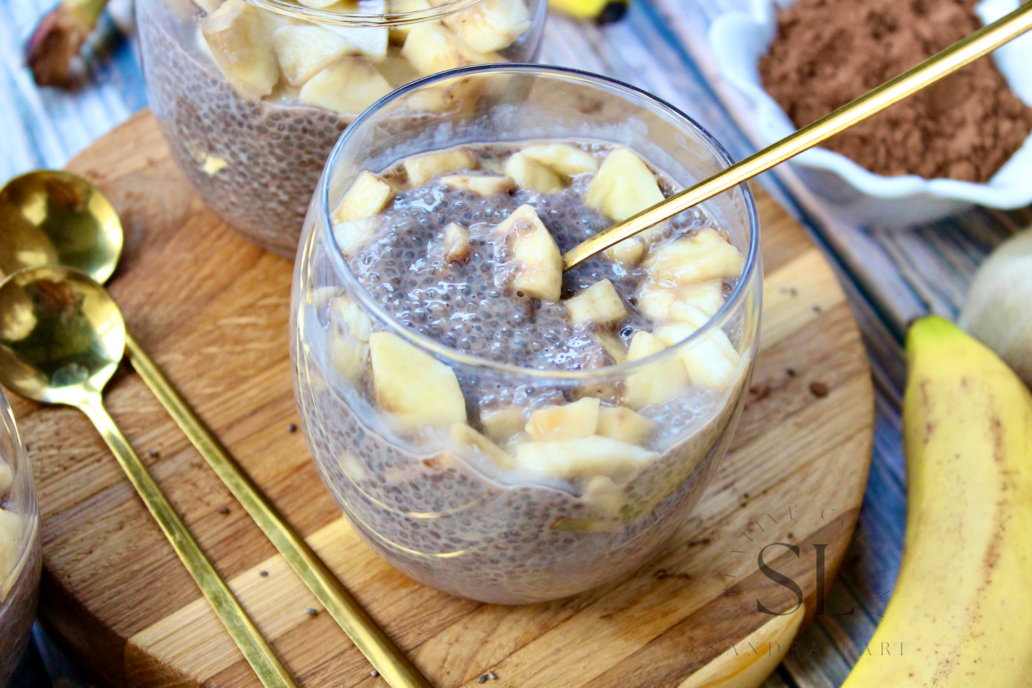 Banana Carob Chia Pudding - Exclusive