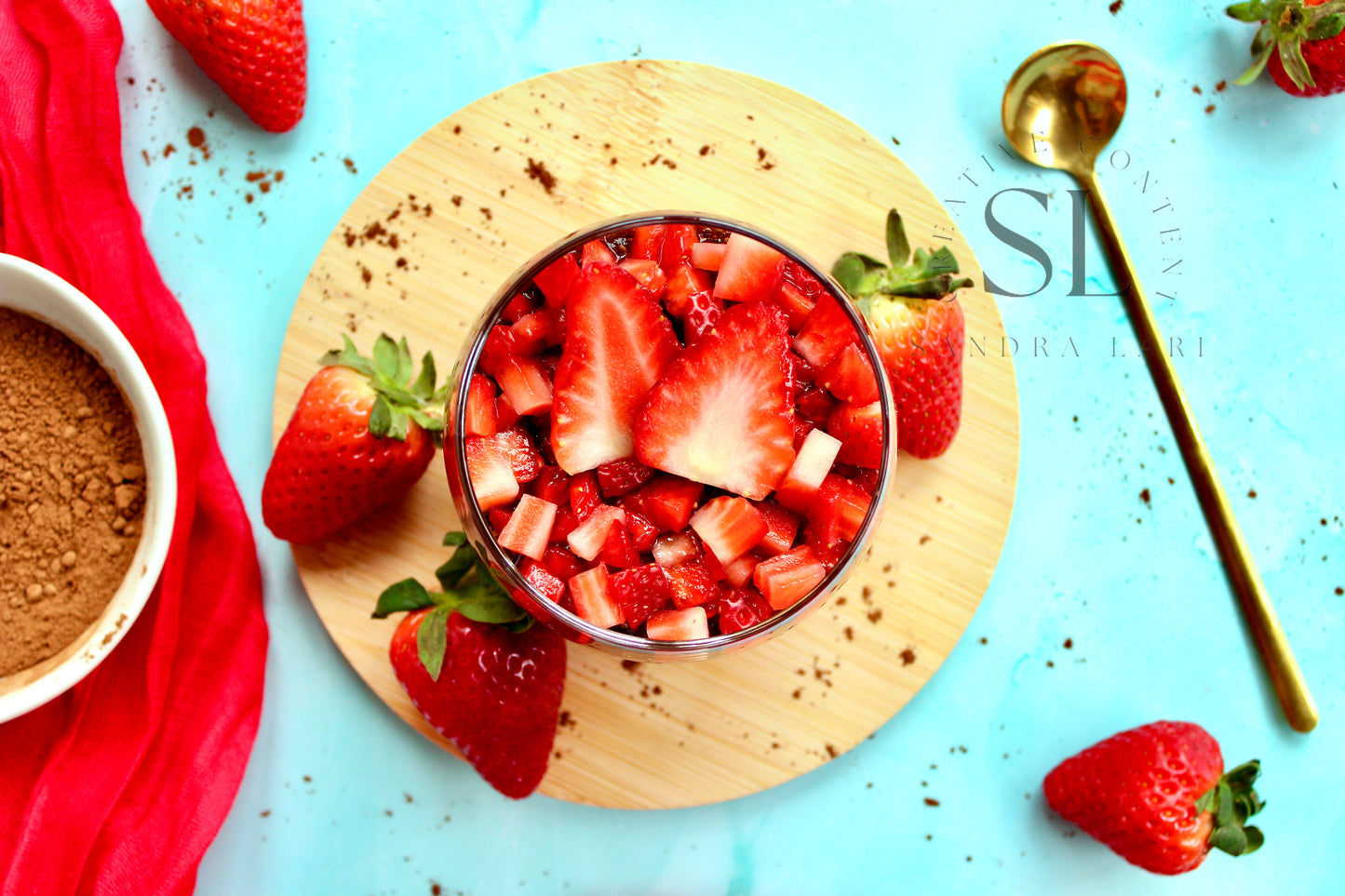 Raw Strawberry & Carob Chia Pudding - Set 1 of 3