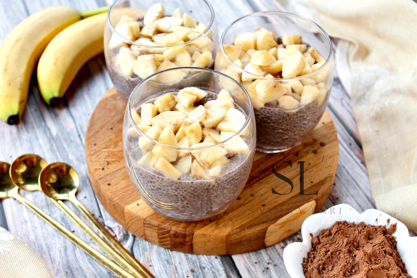 Banana Carob Chia Pudding - Exclusive