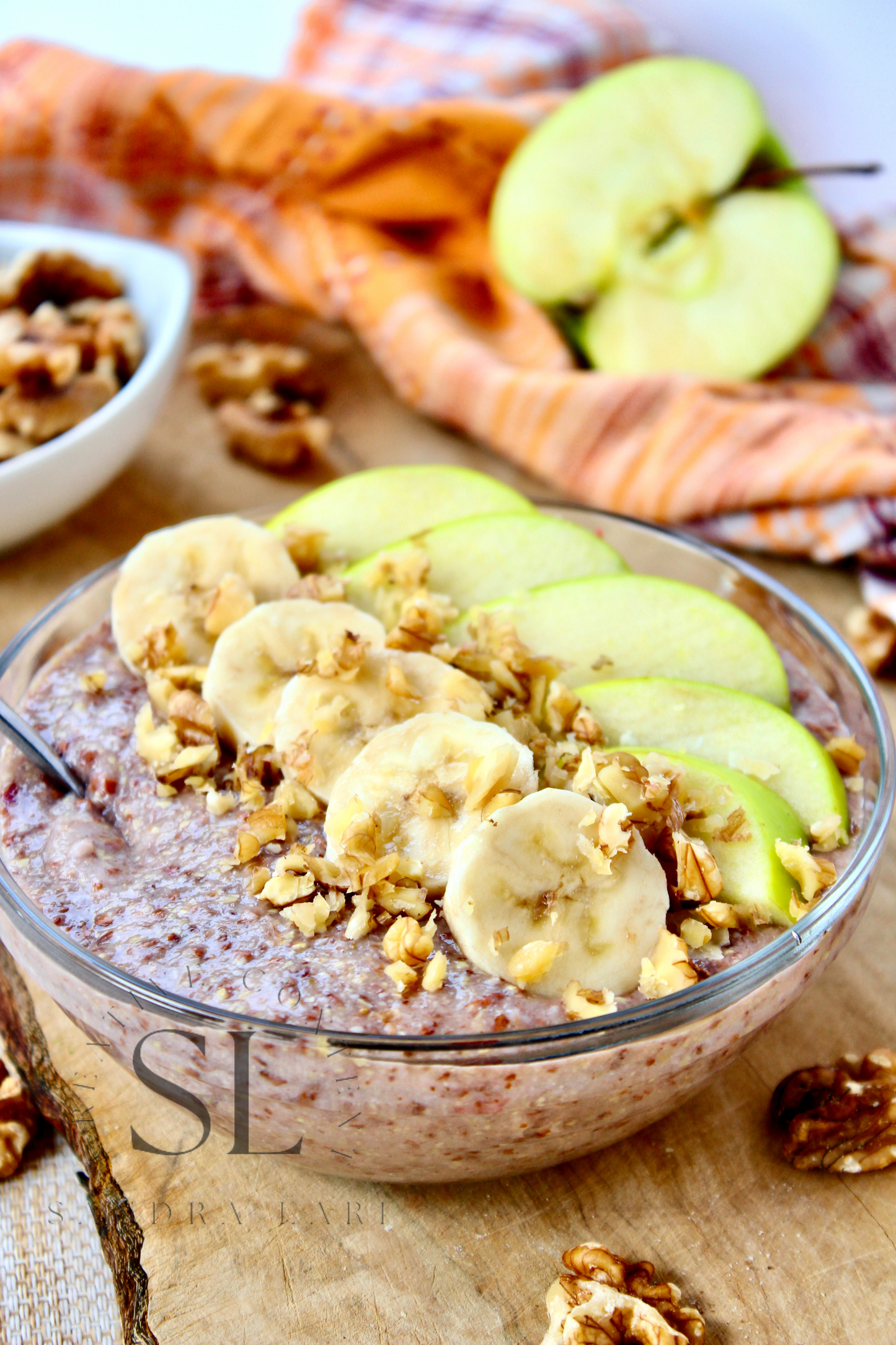 Overnight Healthy Raw Flaxseed Porridge - Set 2 of 4