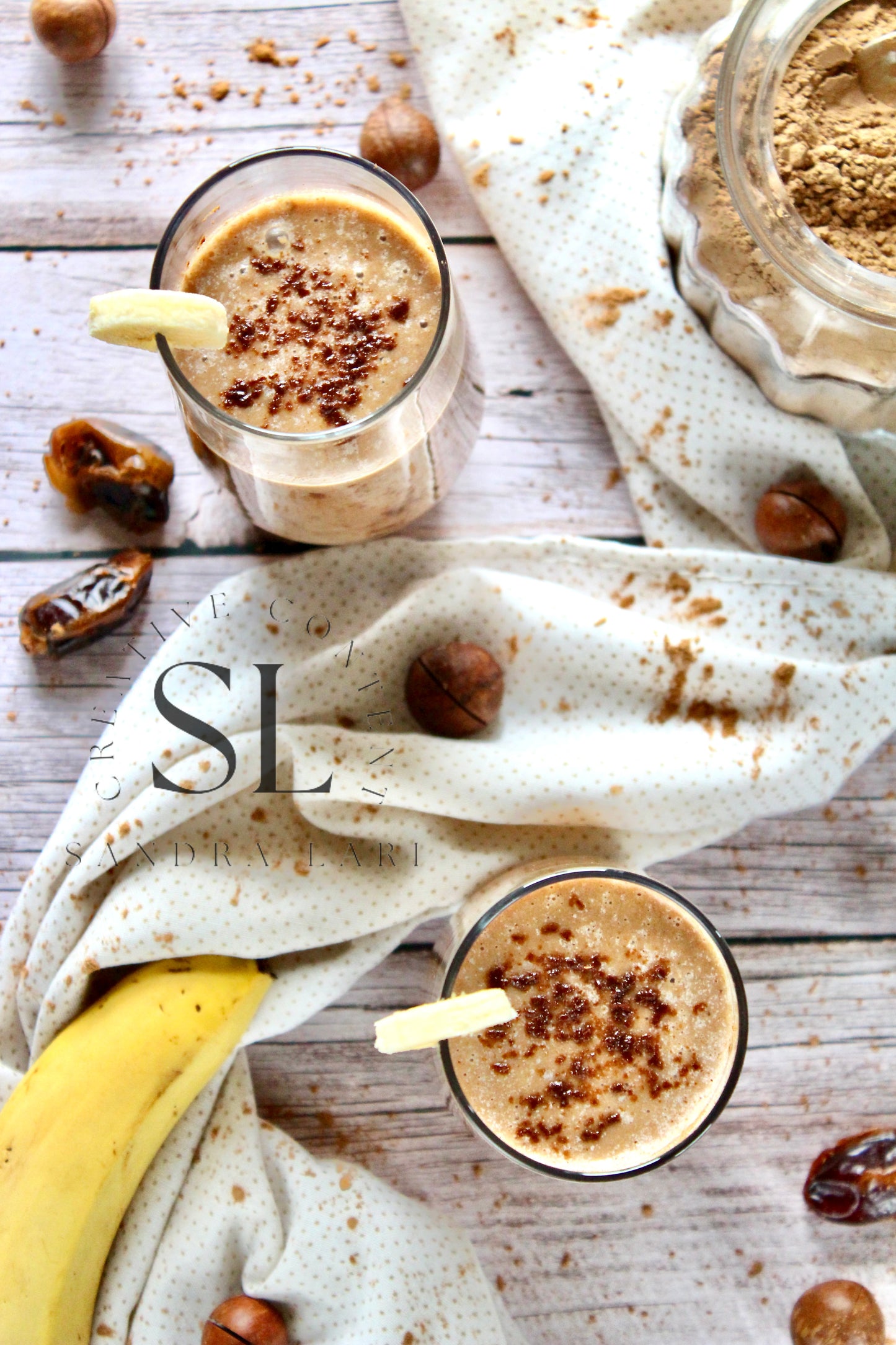 Luxury Raw Carob Smoothie - Set 1 of 4