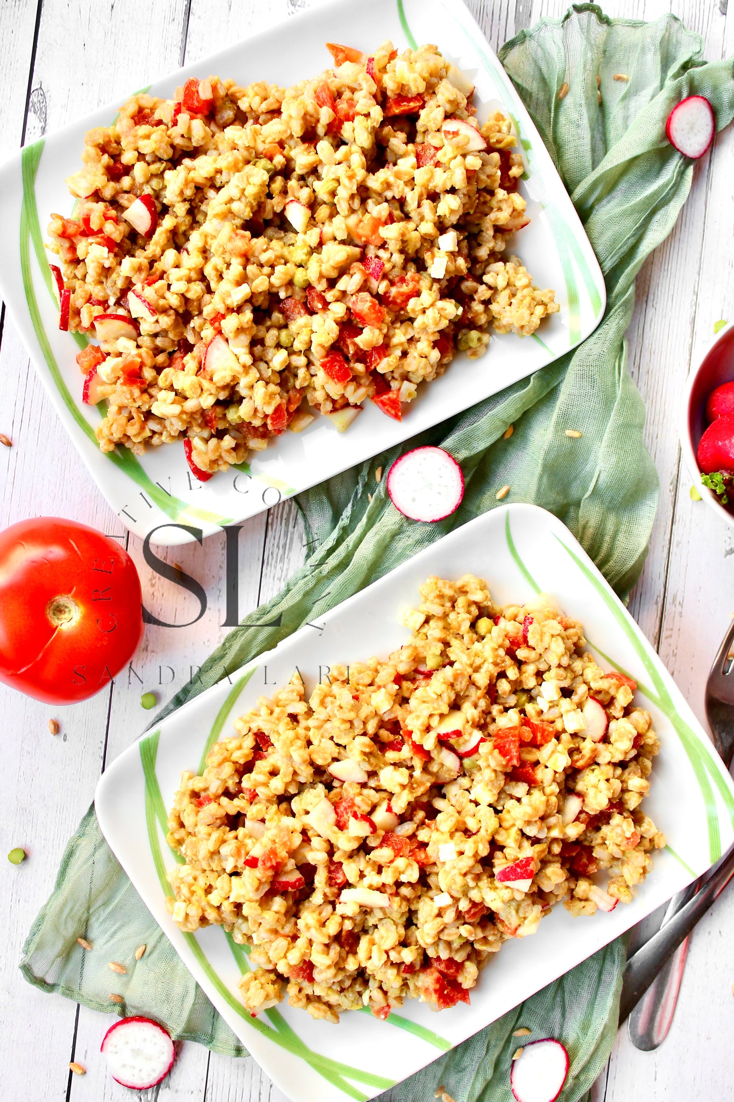 Farro Salad With Spring Vegetables - Set 2 of 3