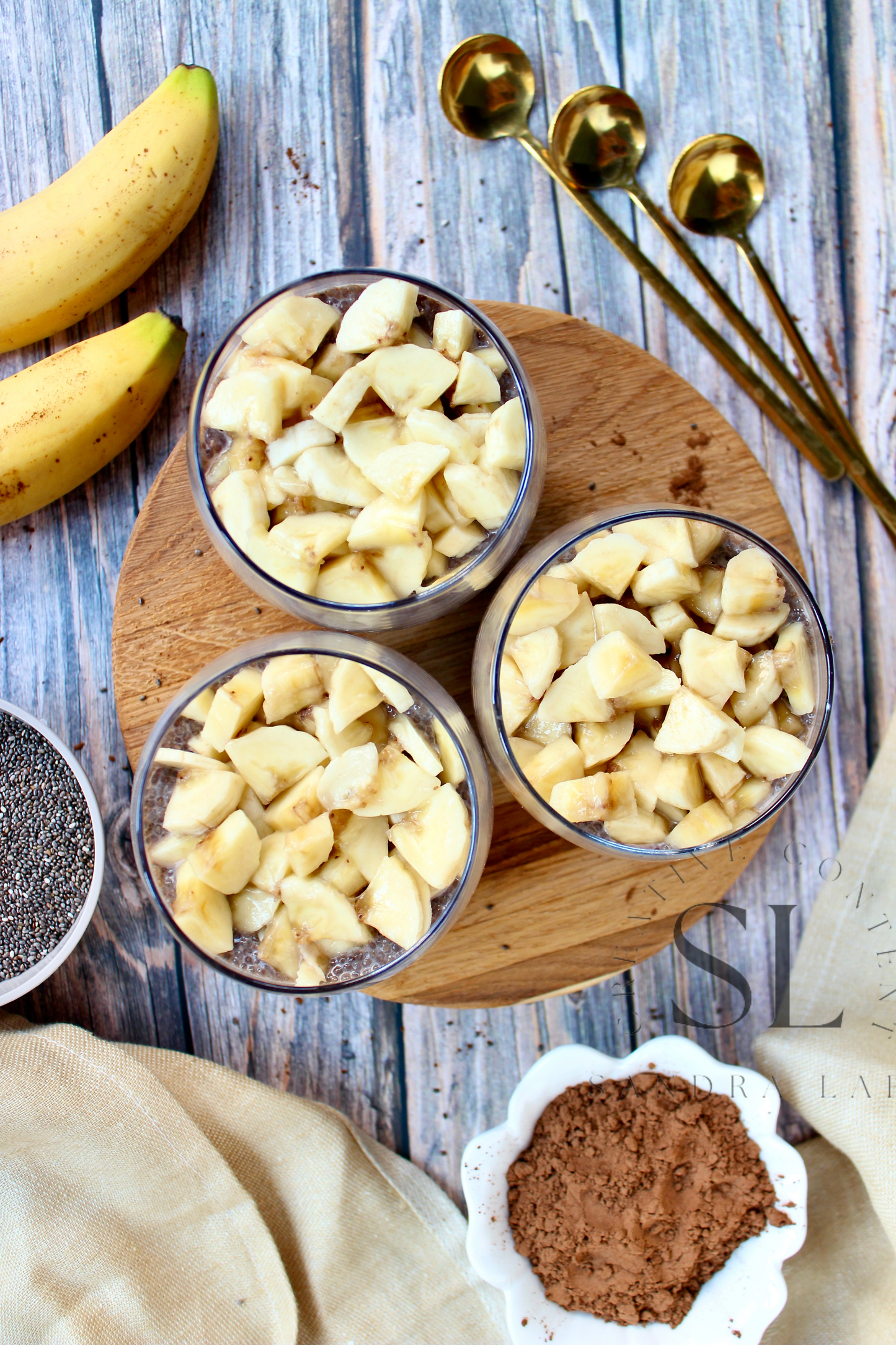 Banana Carob Chia Pudding - Exclusive