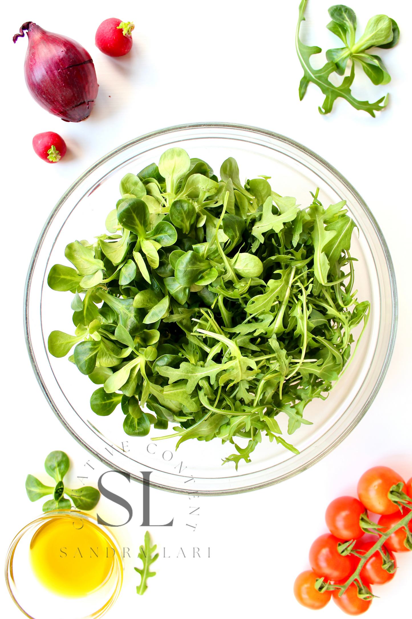 Spring Arugula & Avocado Salad - Set 2 of 3