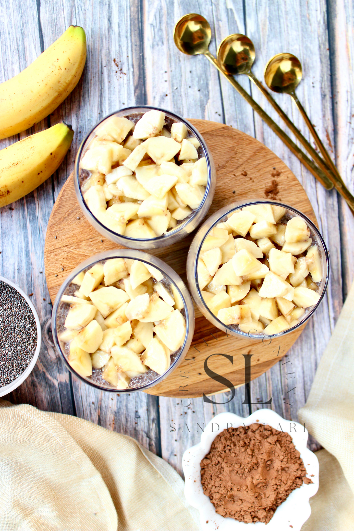 Banana Carob Chia Pudding - Exclusive