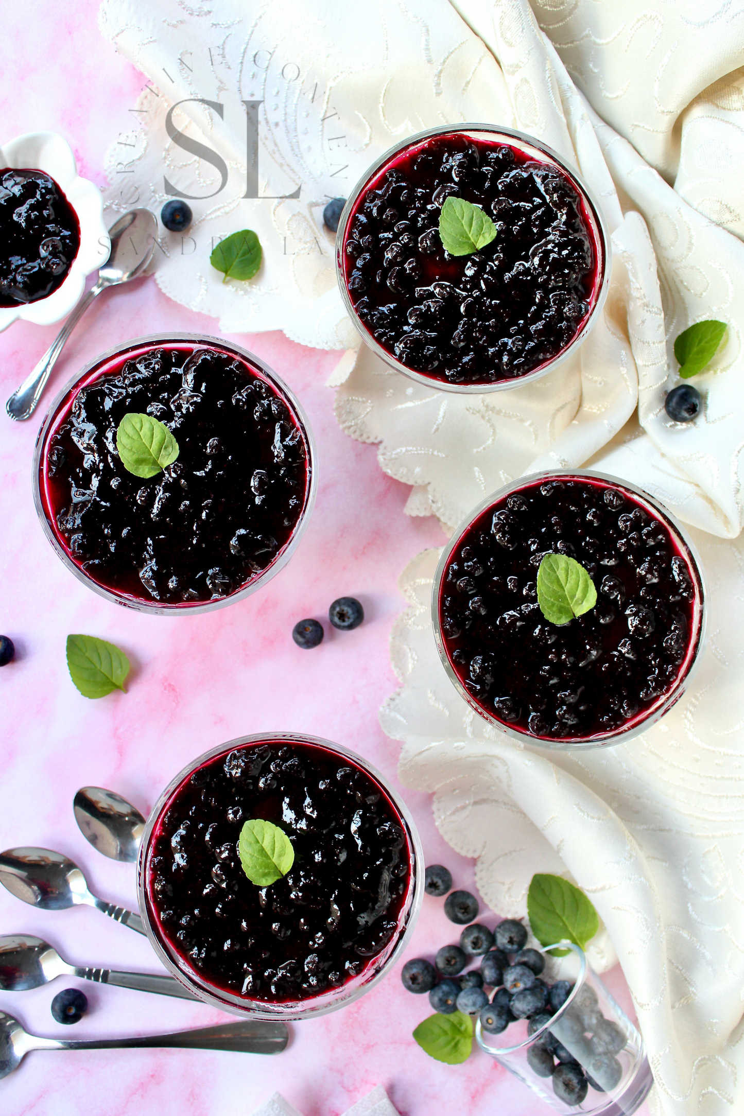 Healthy Blueberry Pudding Dessert - Exclusive