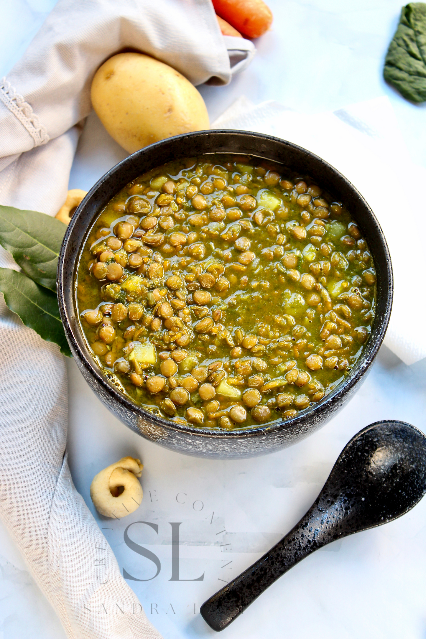 Spinach Lentil Soup - Set 1 of 3