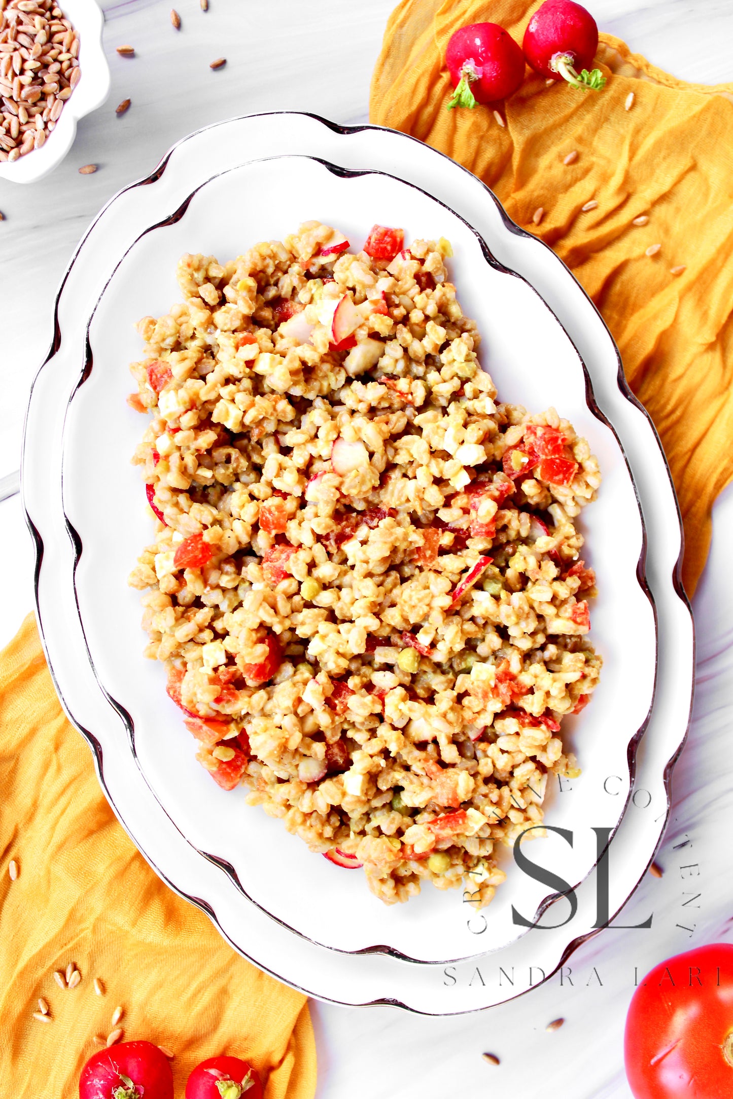 Farro Salad With Spring Vegetables - Set 3 of 3