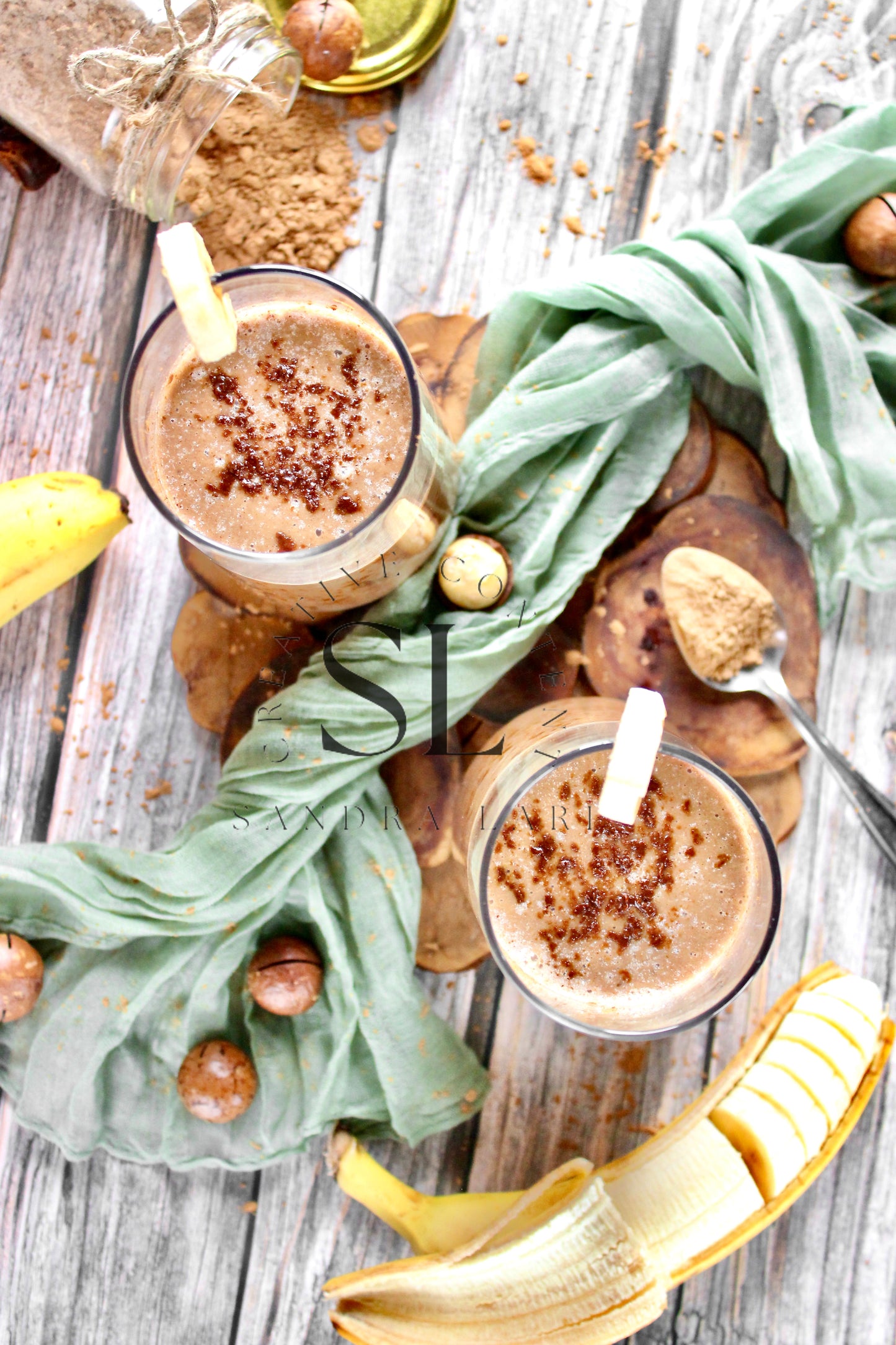 Luxury Raw Carob Smoothie - Set 4 of 4