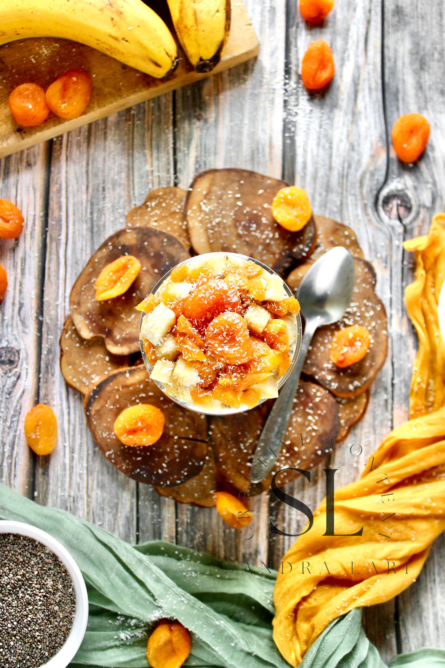 Dried Apricot Chia Pudding - Set 3 of 3