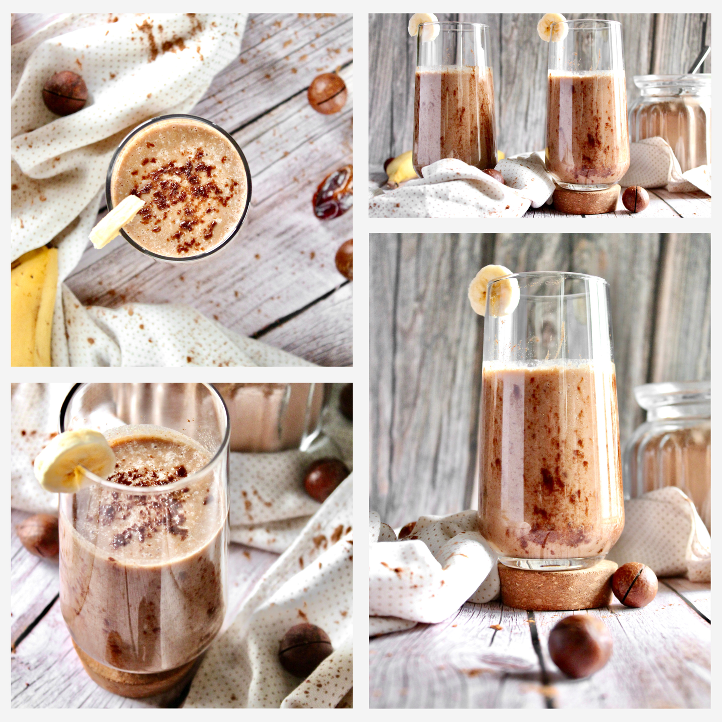 Luxury Raw Carob Smoothie - Set 1 of 4
