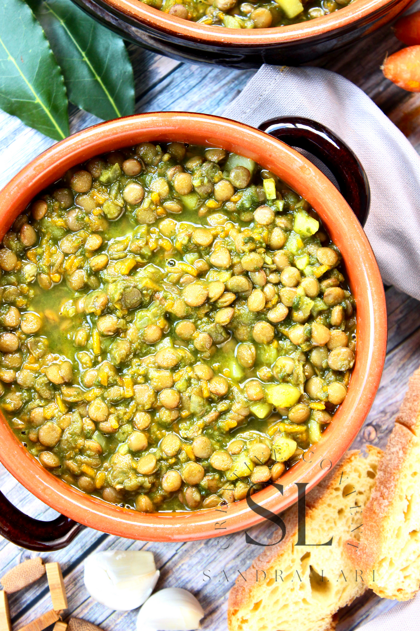 Spinach Lentil Soup - Set 3 of 3