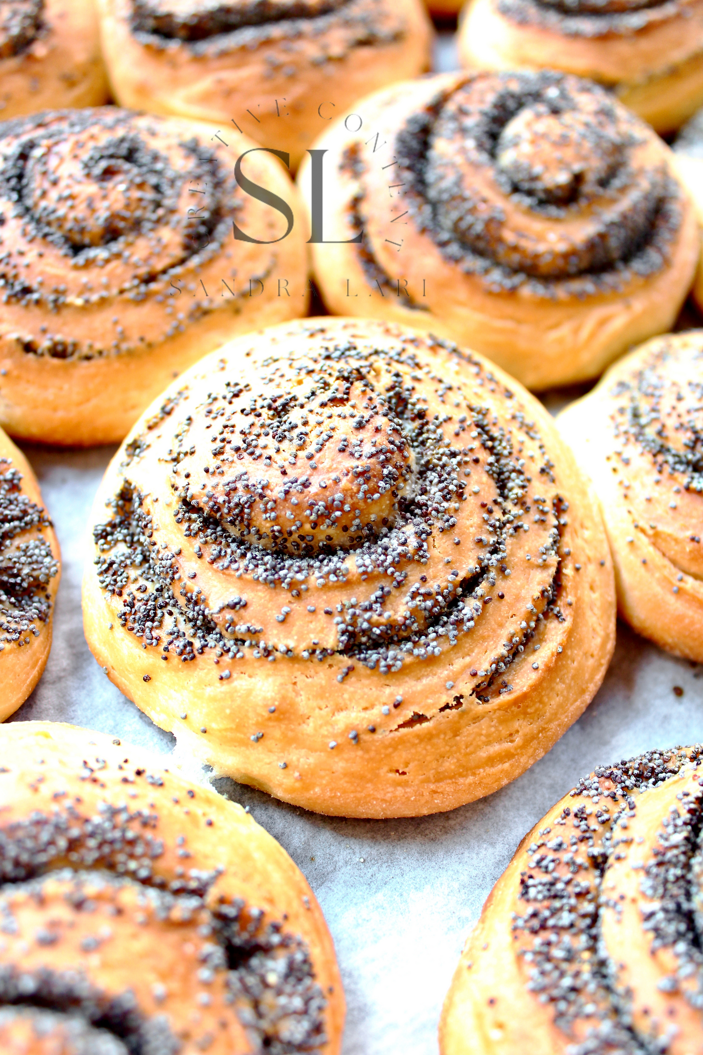 Poppy Seed Rolls with Mother Yeast - Set 2 of 3