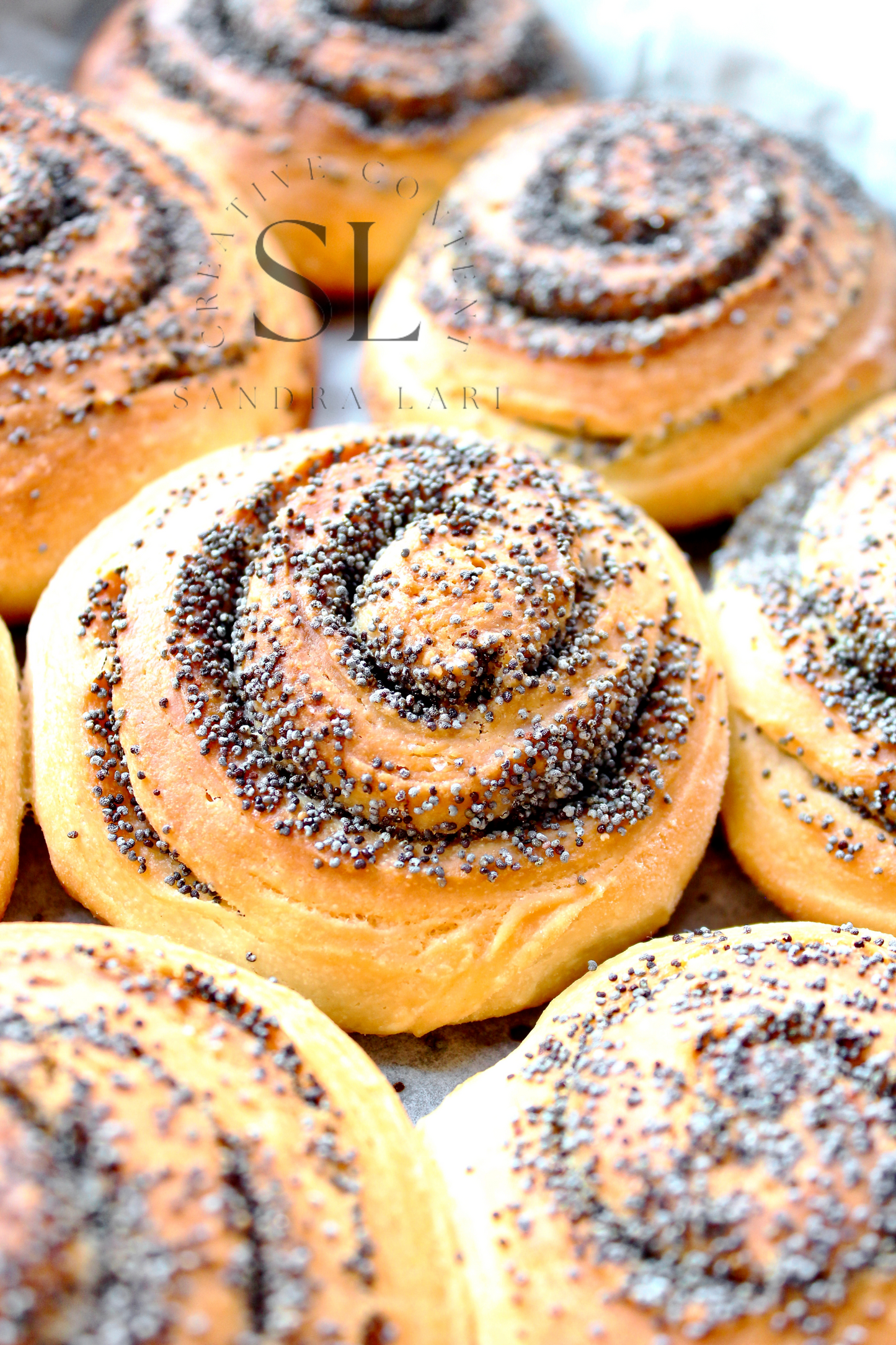 Poppy Seed Rolls with Mother Yeast - Set 2 of 3