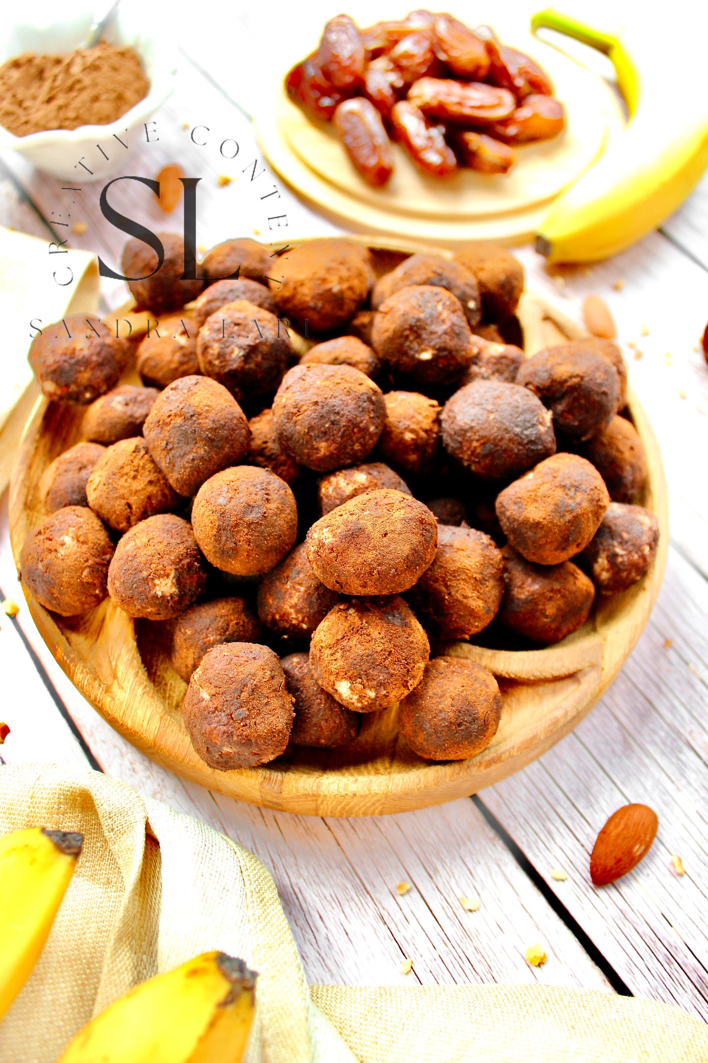 Raw Vegan Truffles Snack - Set 1 of 4