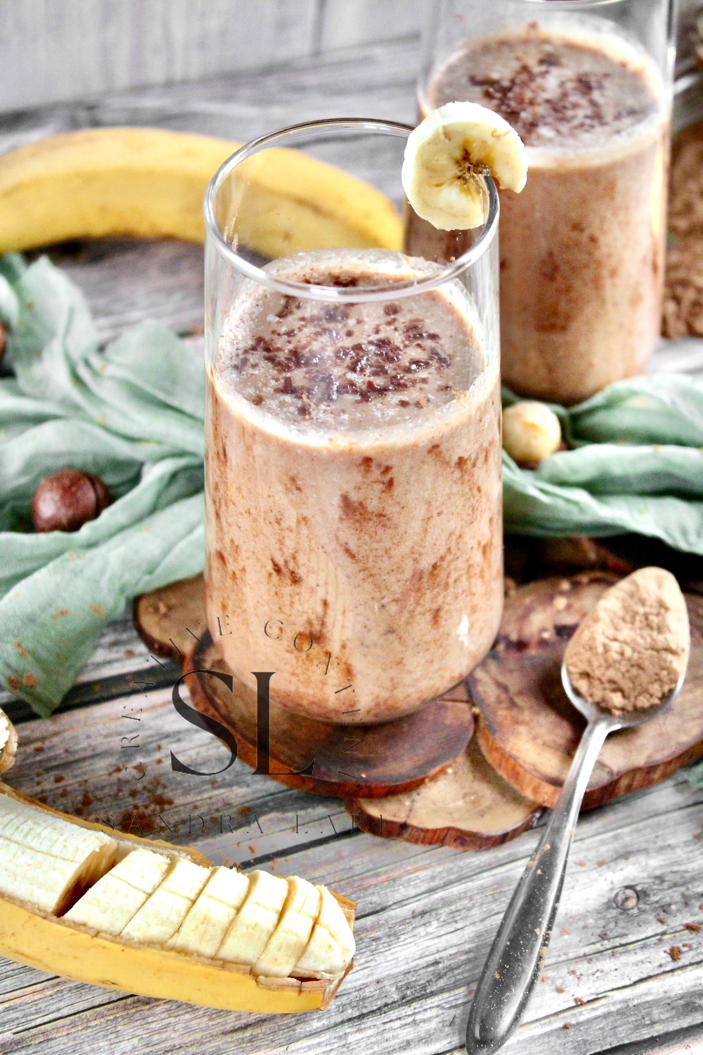 Luxury Raw Carob Smoothie - Set 4 of 4