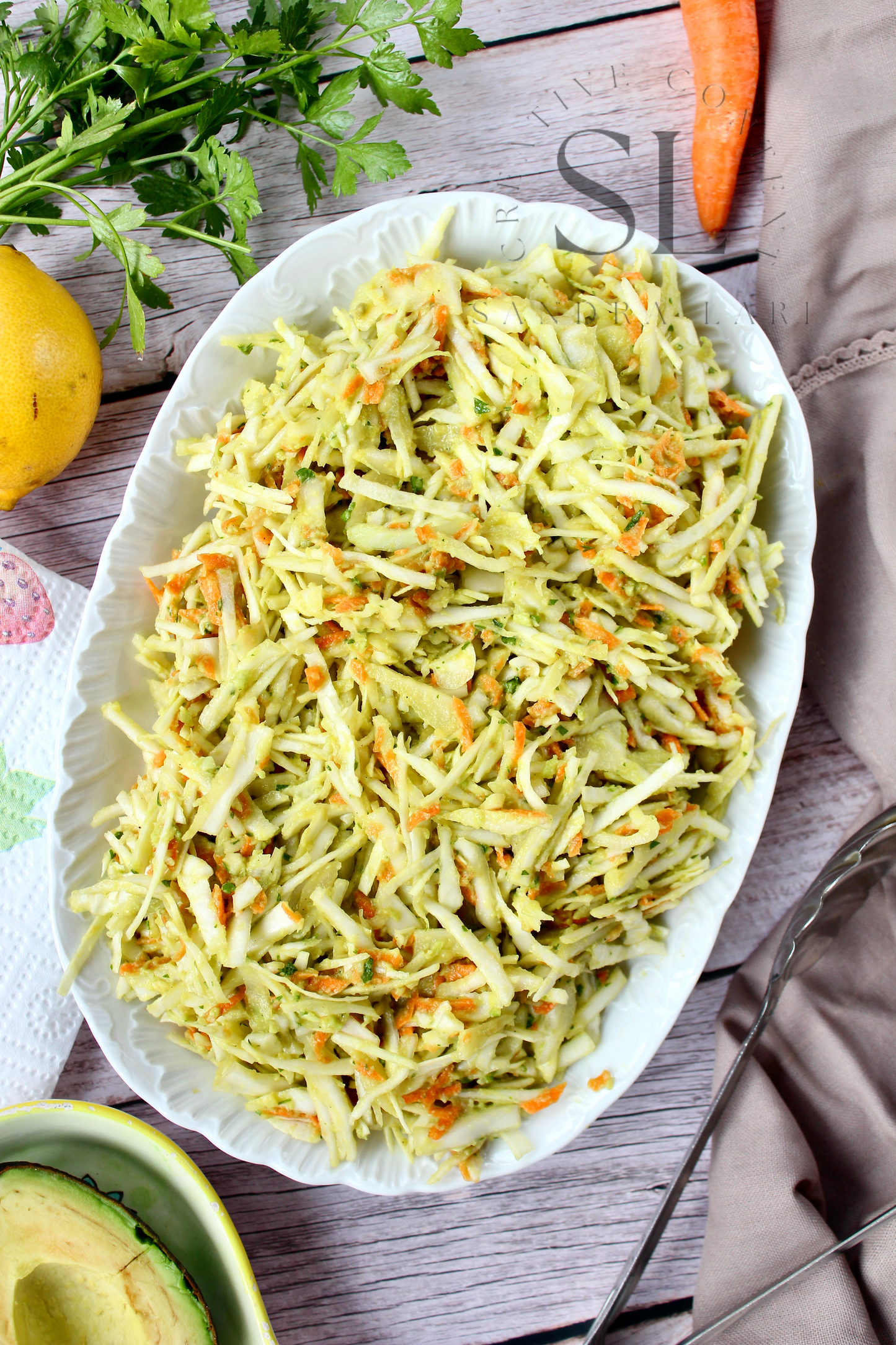 Spicy&Creamy Avocado Cabbage Salad - Exclusive