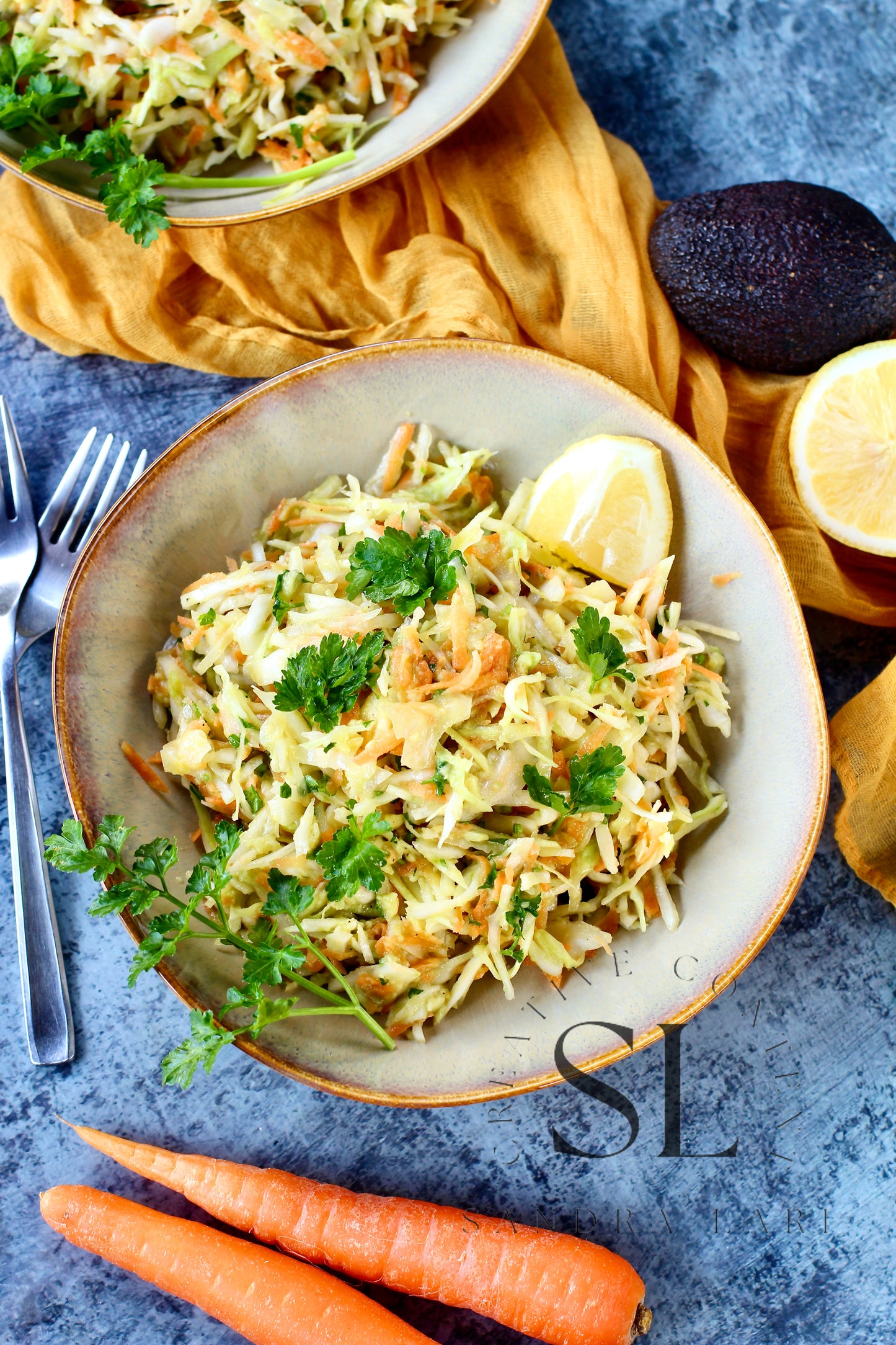Creamy Avocado & Garlic Coleslaw - Set 2 of 4