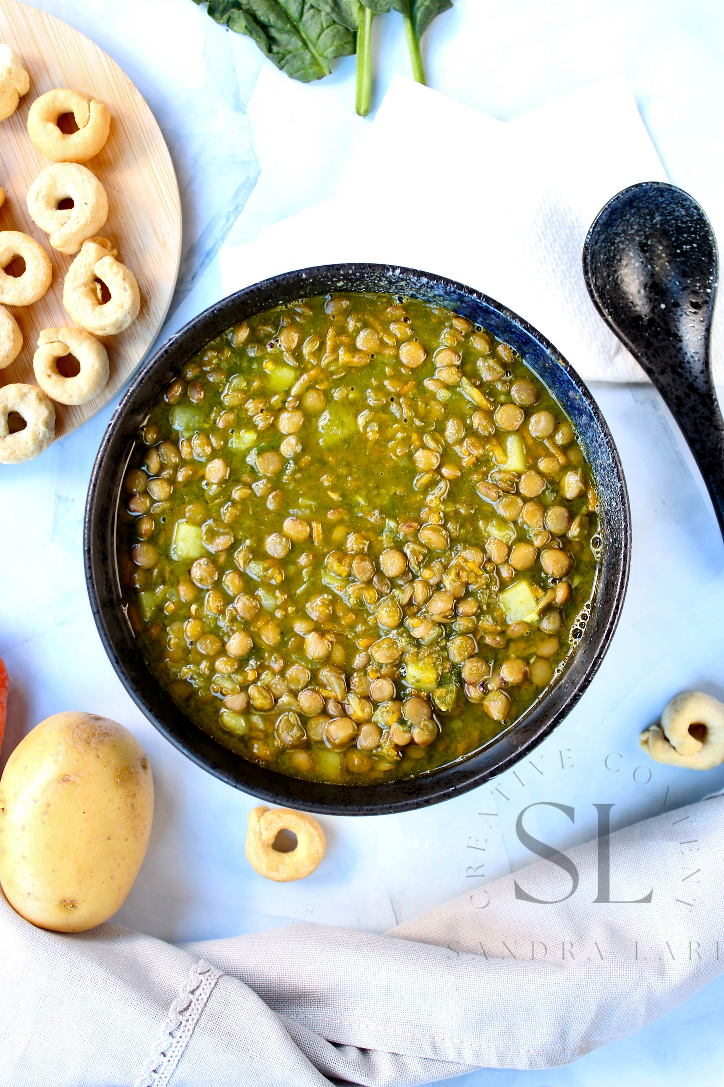 Spinach Lentil Soup - Set 1 of 3