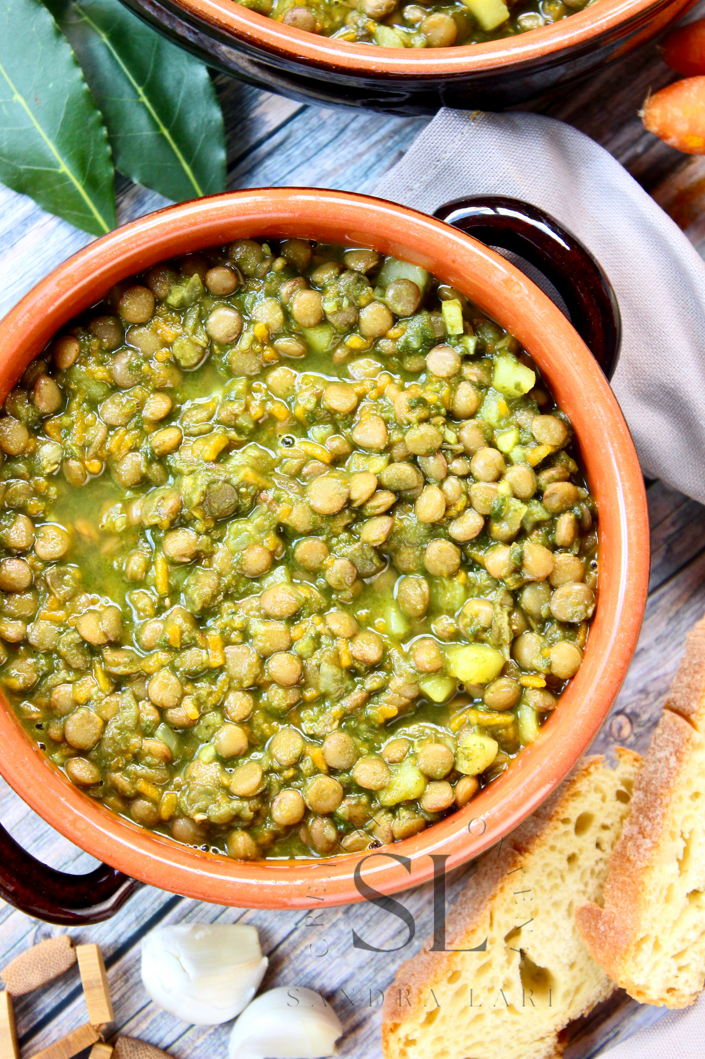 Spinach Lentil Soup - Set 3 of 3